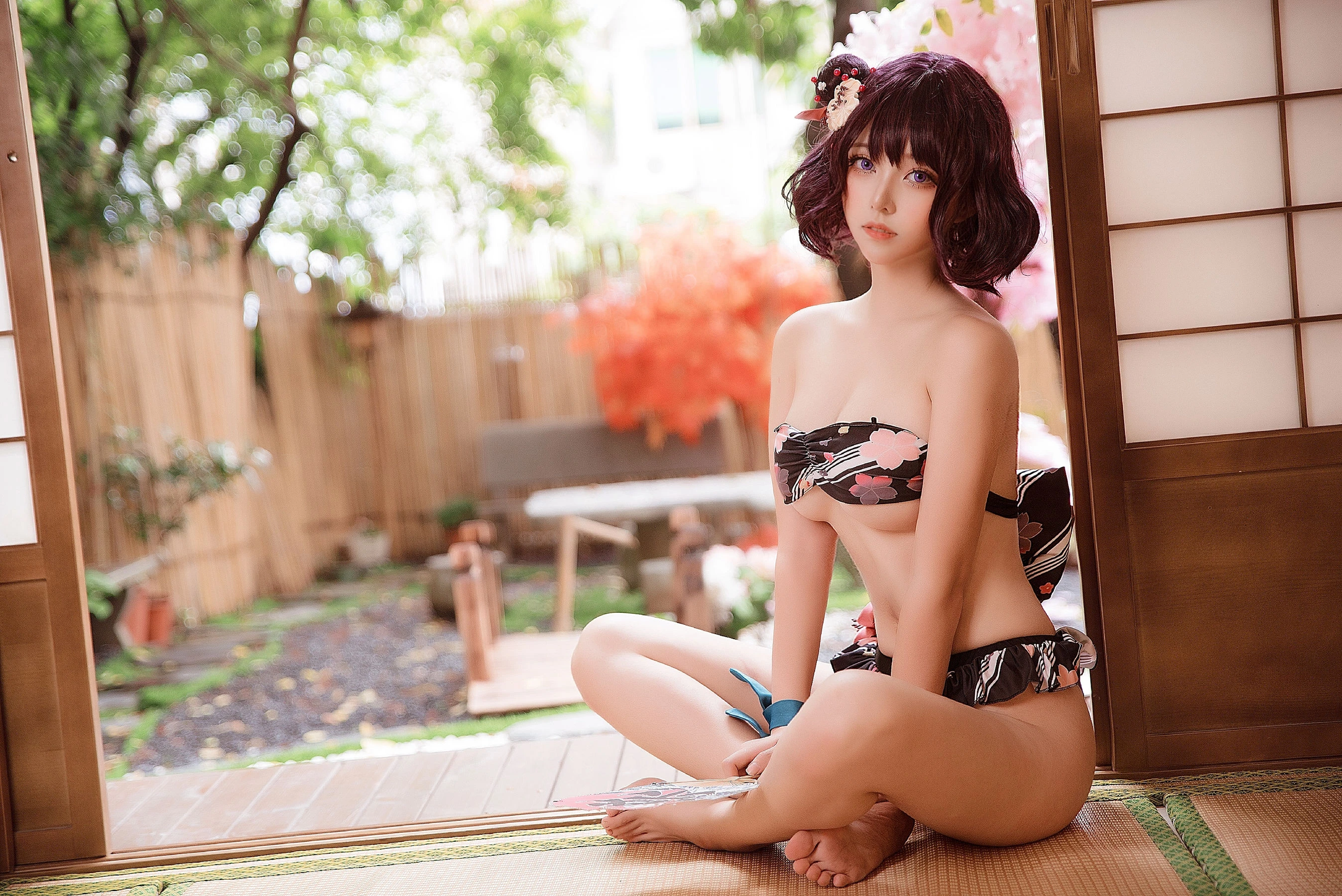 萌妹菌烨tako 葛饰北斋 水着插图6