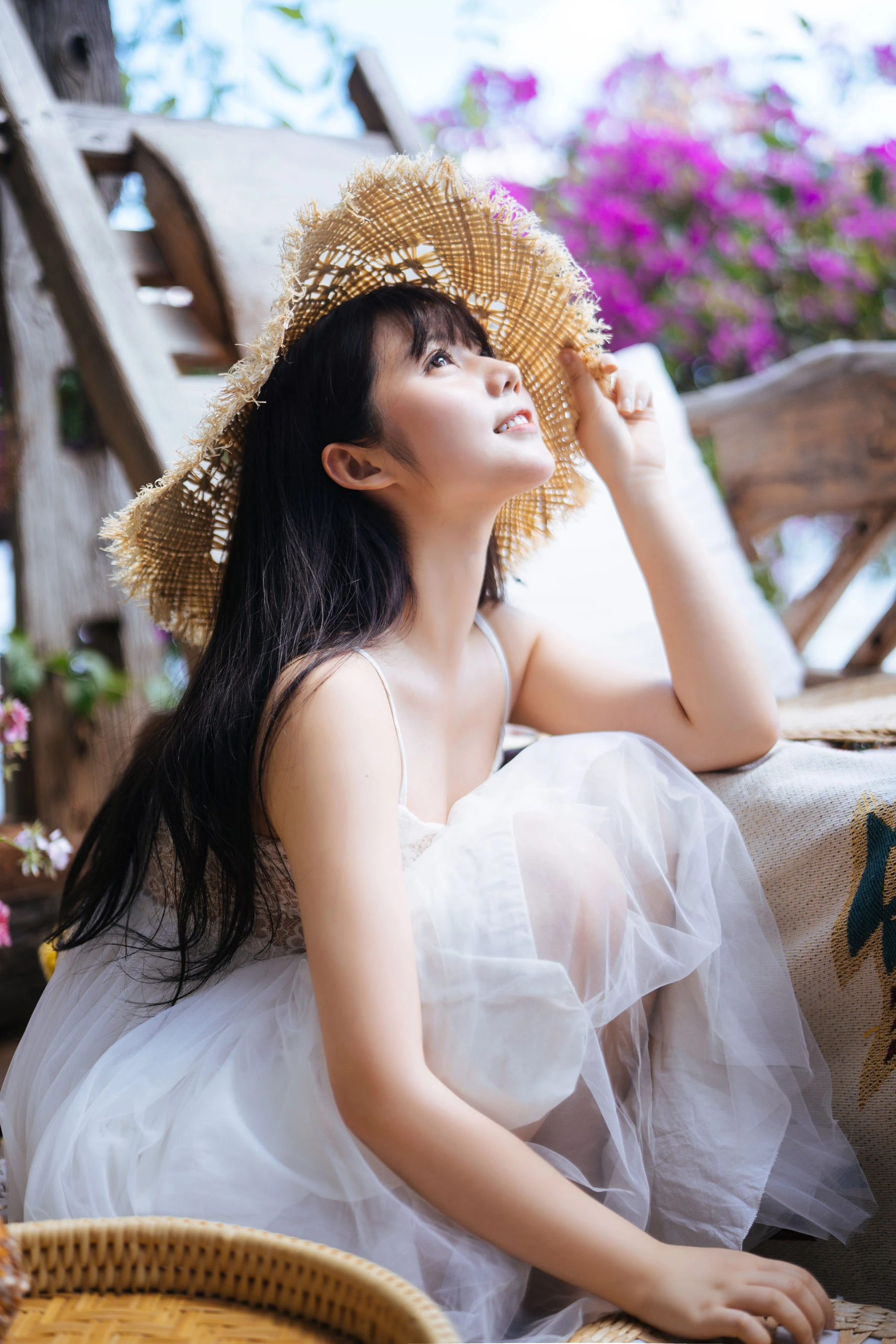 微博福利姬镜酱 – 静夏之白裙少女插图7