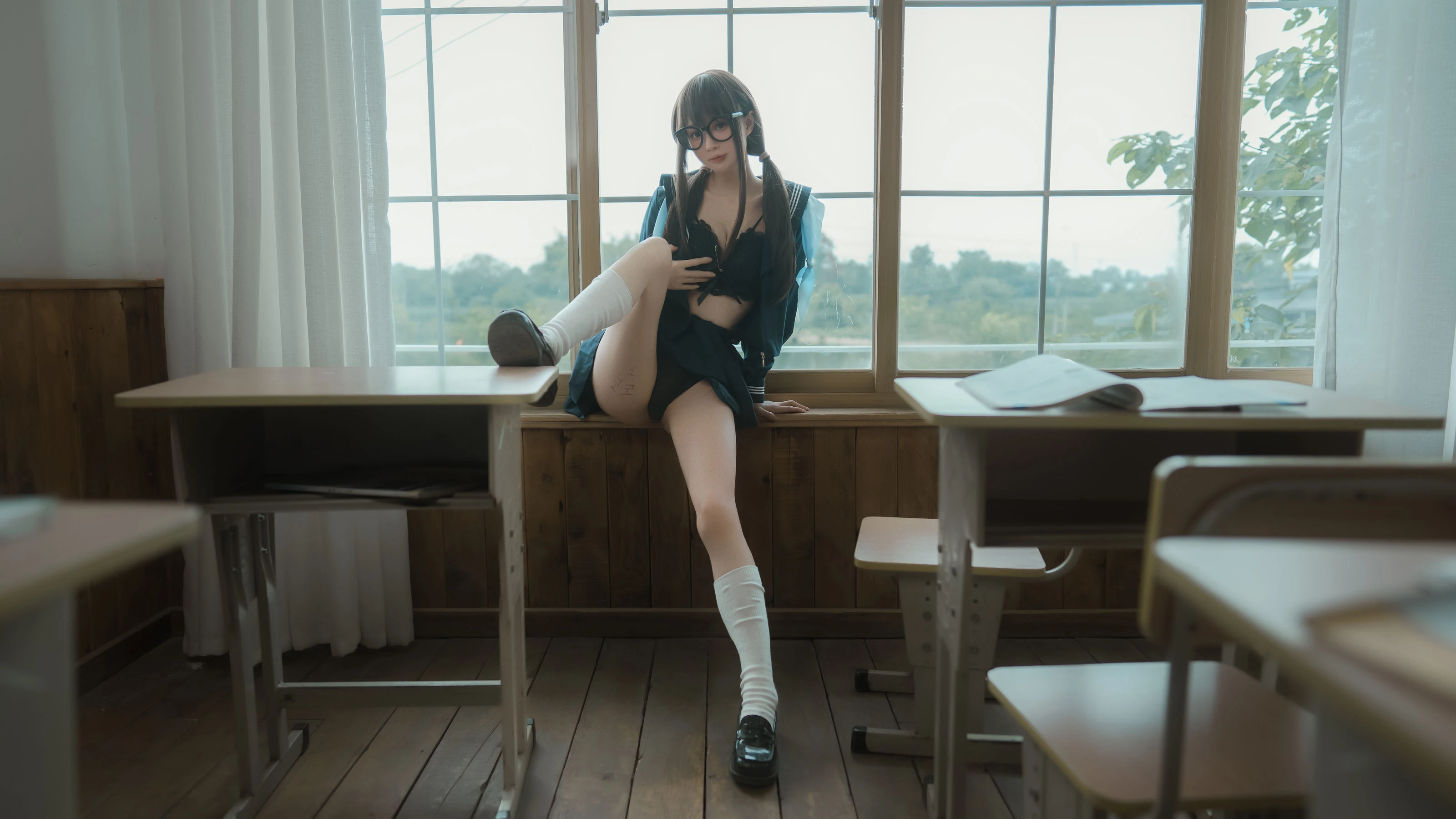 西园寺南歌 – 与班长的游戏插图7