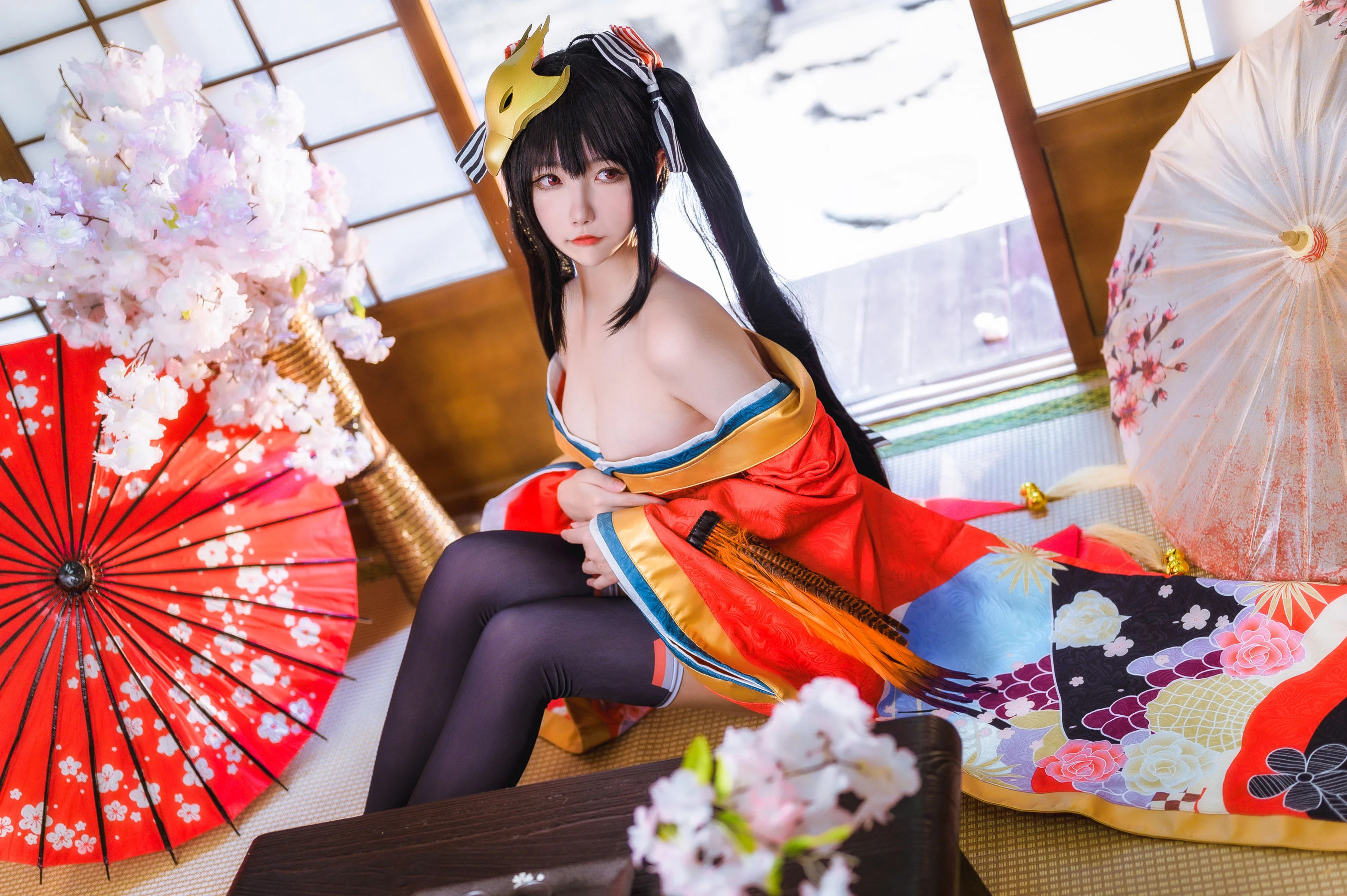 微博妹子Momoko葵葵 – 大凤之和服插图1