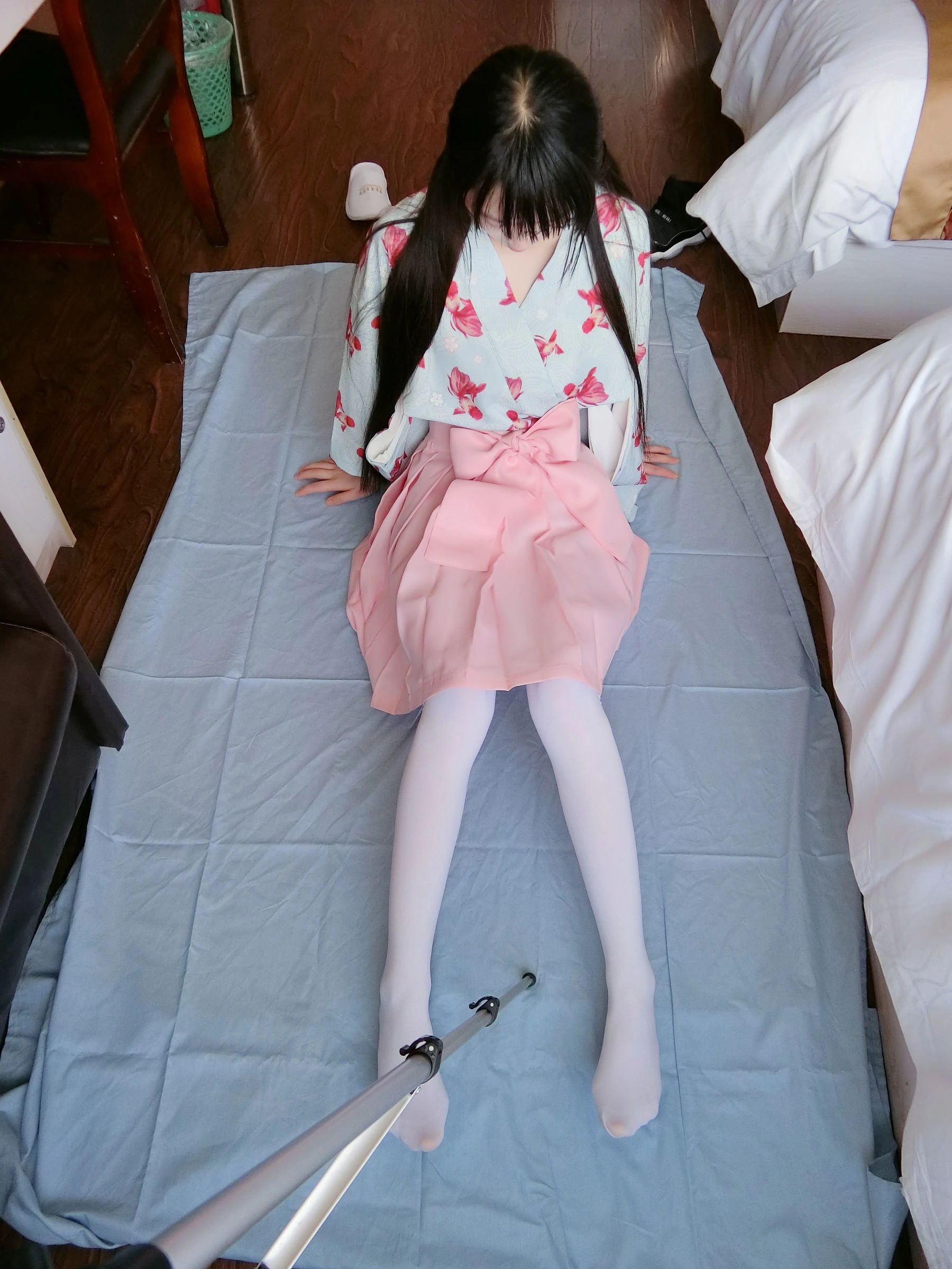 微博萌妹子西尔酱 – 金鱼和服插图1