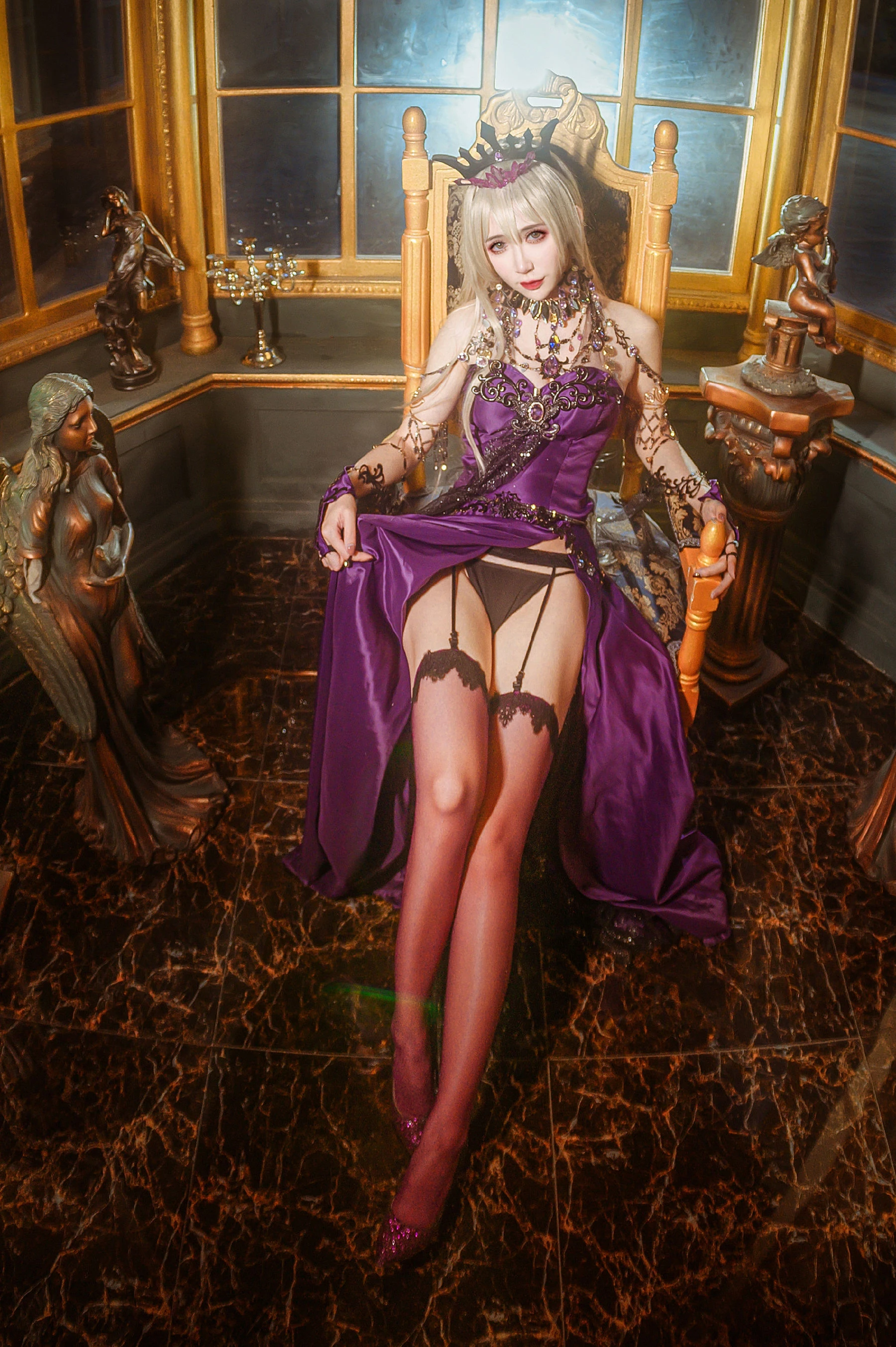 动漫博主阮邑_Fairy – 黑枪呆礼服插图3