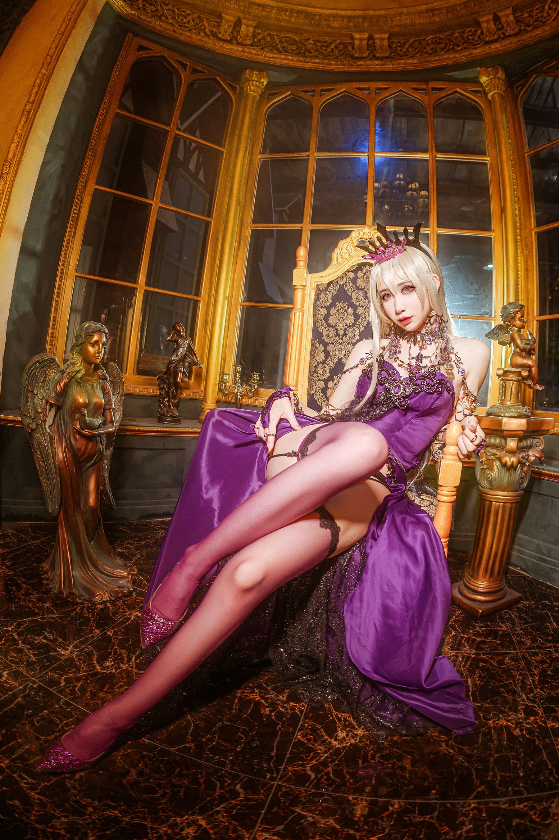 动漫博主阮邑_Fairy – 黑枪呆礼服插图2