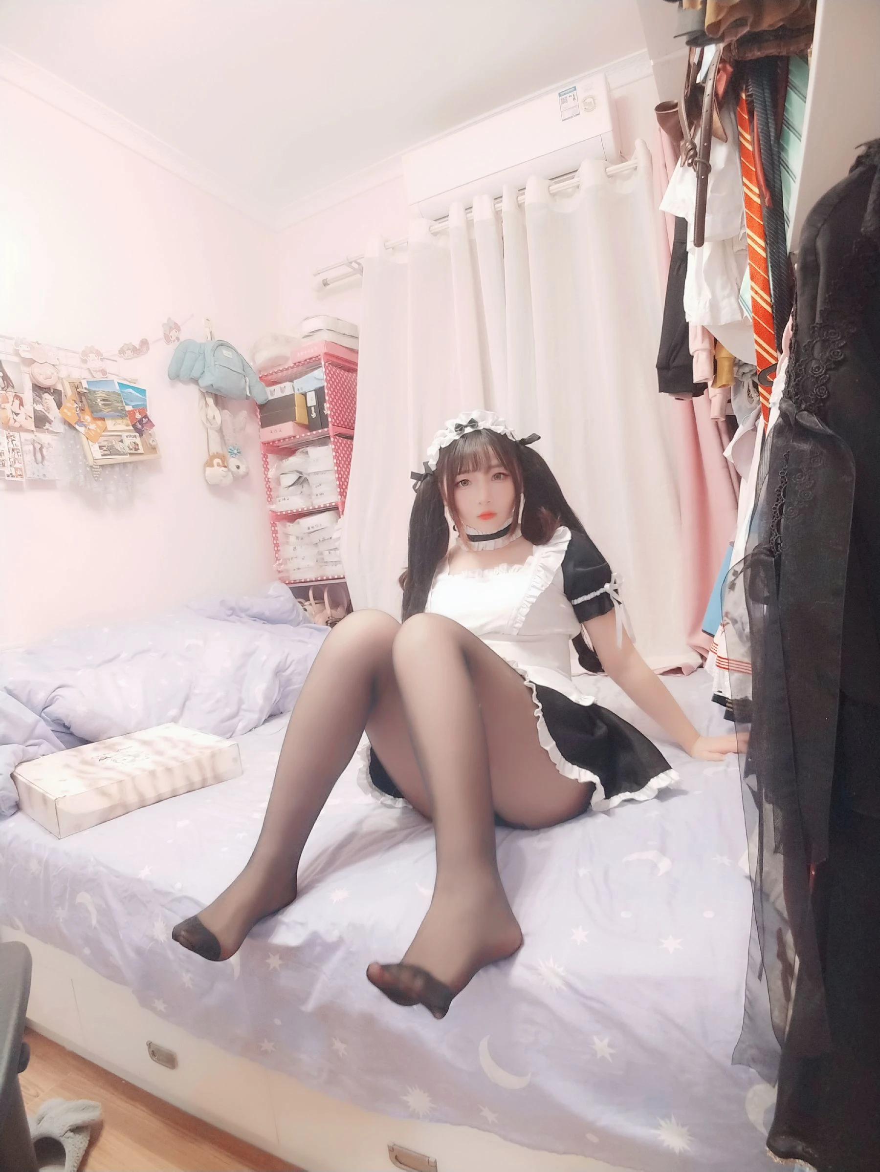 二次元美女古川kagura – 黑丝女仆插图3