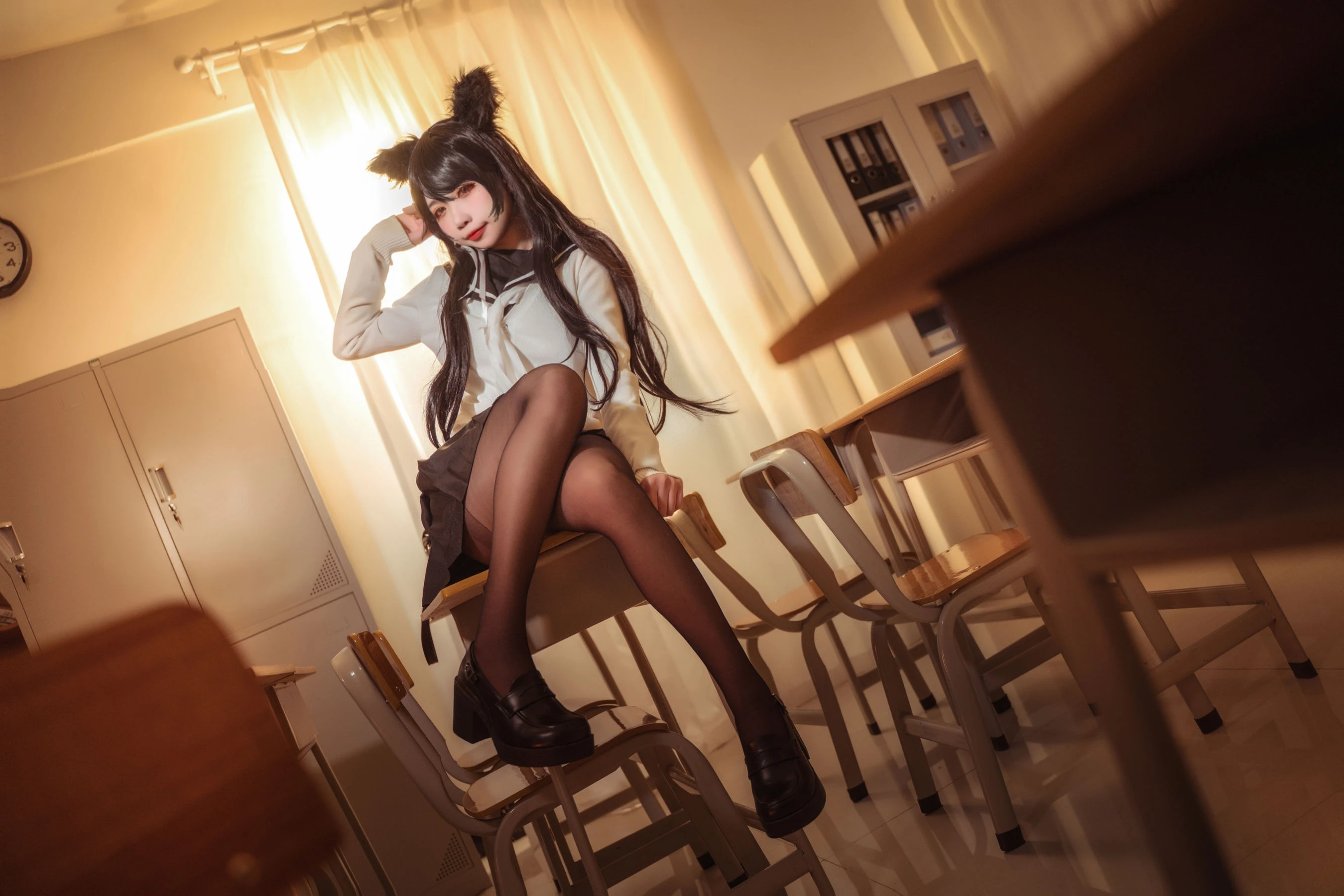 贞子蜜桃 – 碧蓝航线 爱宕高雄制服插图6