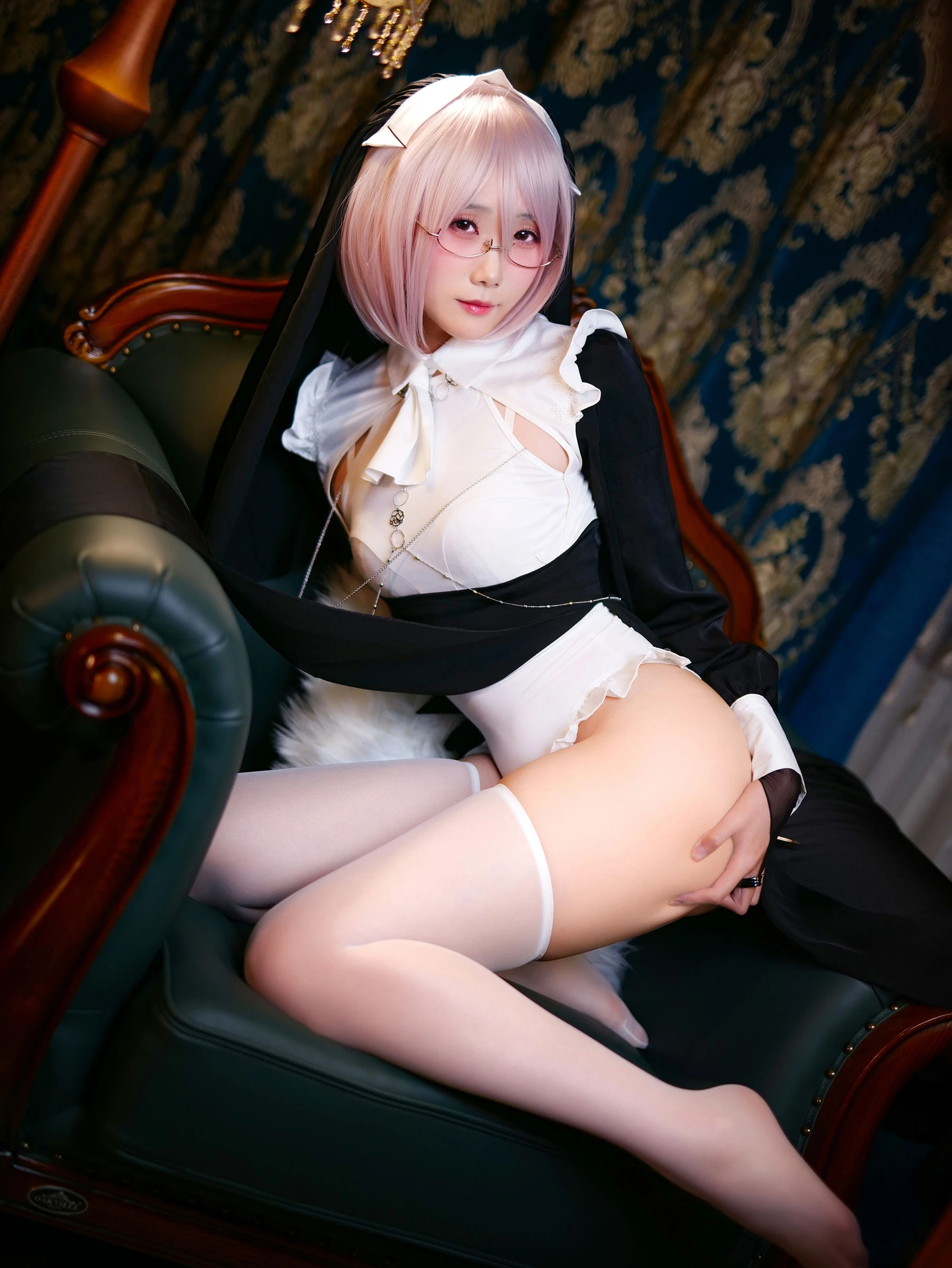 动漫博主曉美媽 – 痴-修女插图1