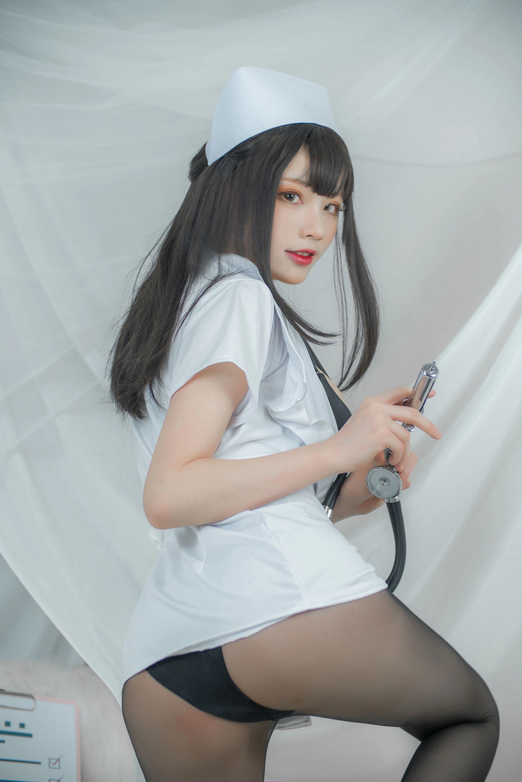 起司块wii写真 白色护士插图6