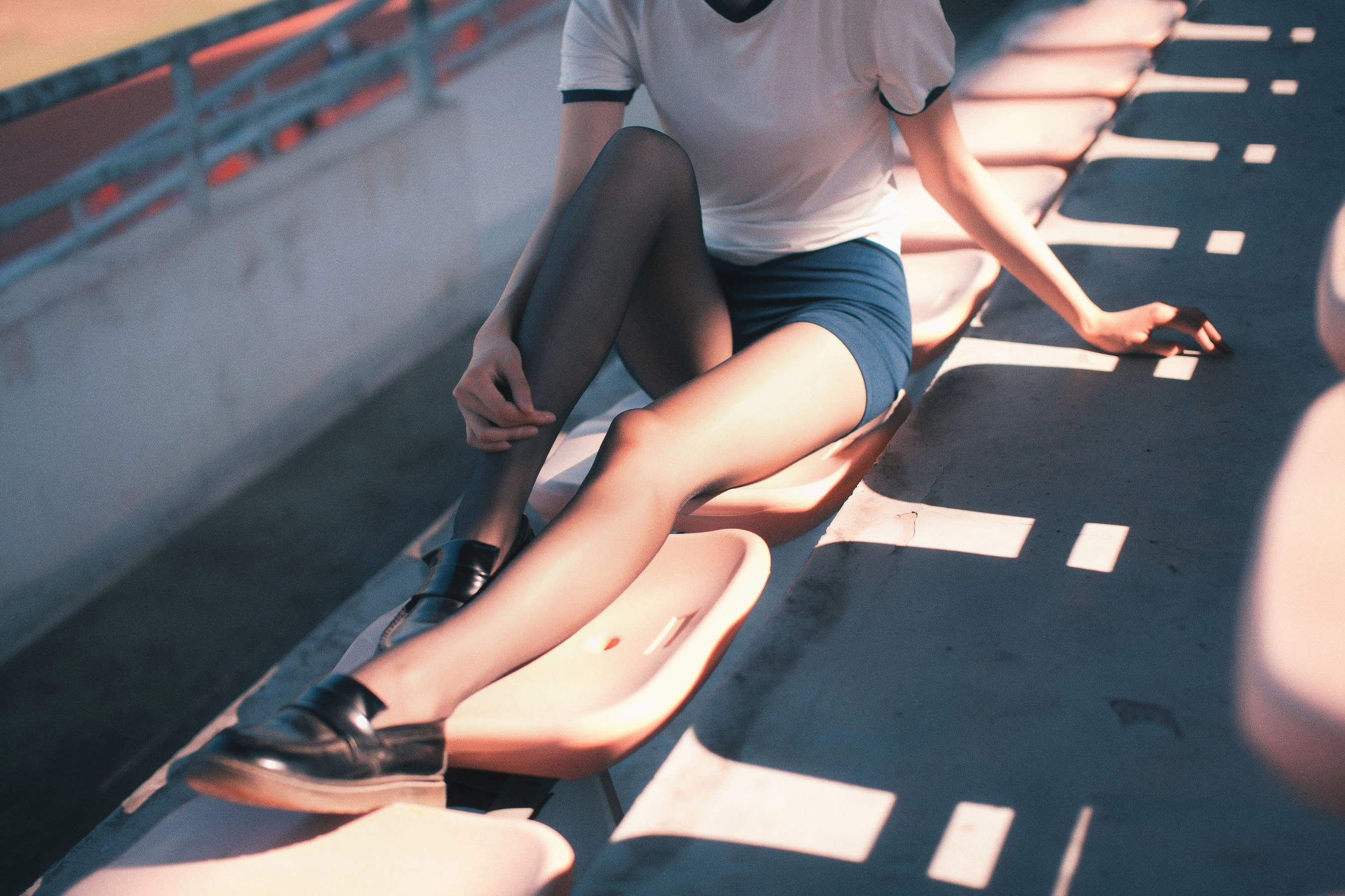 COS萌妹沧霁桔梗 – 黑丝体操服插图5