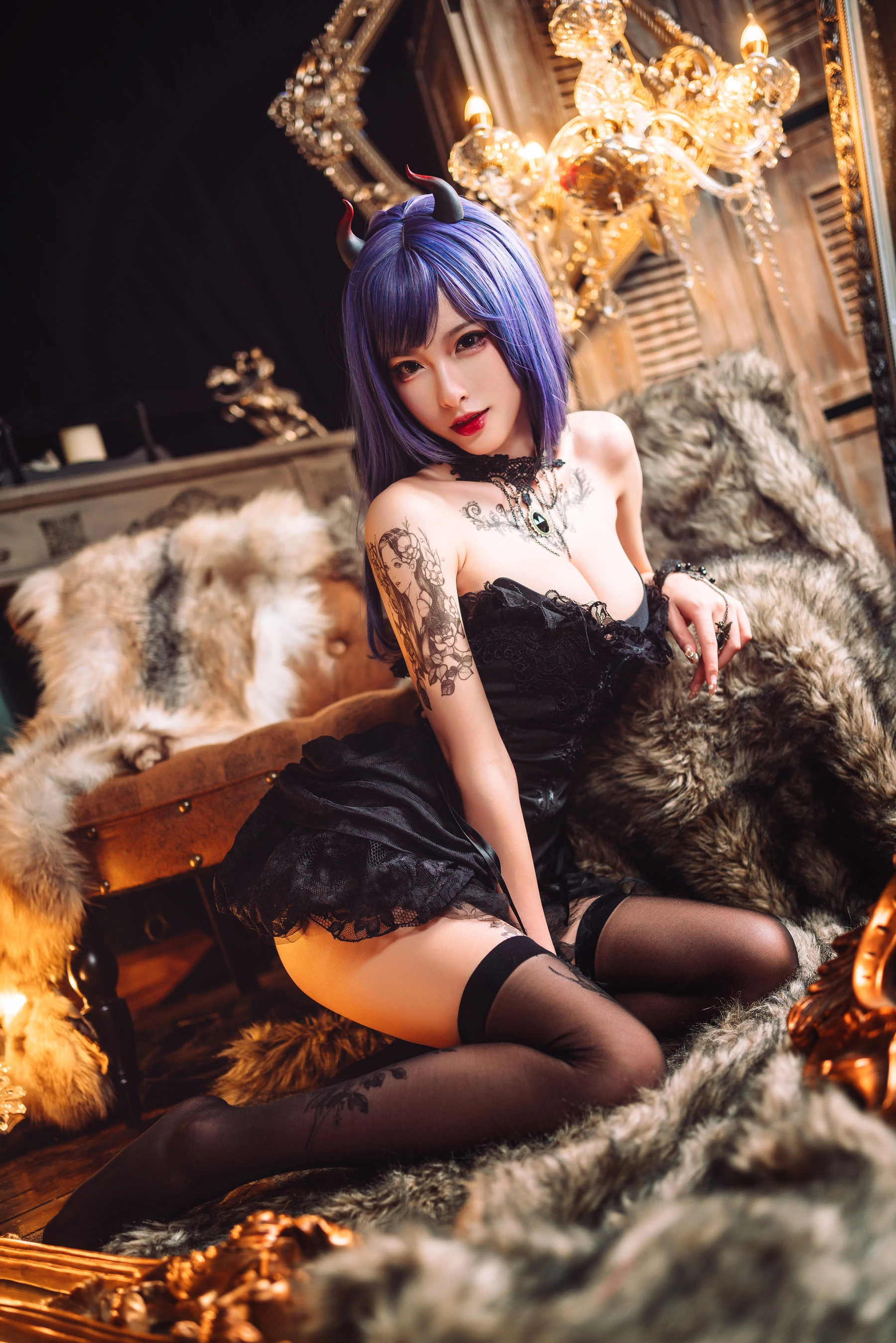 尤物清水由乃 – 暗黑纹身插图6