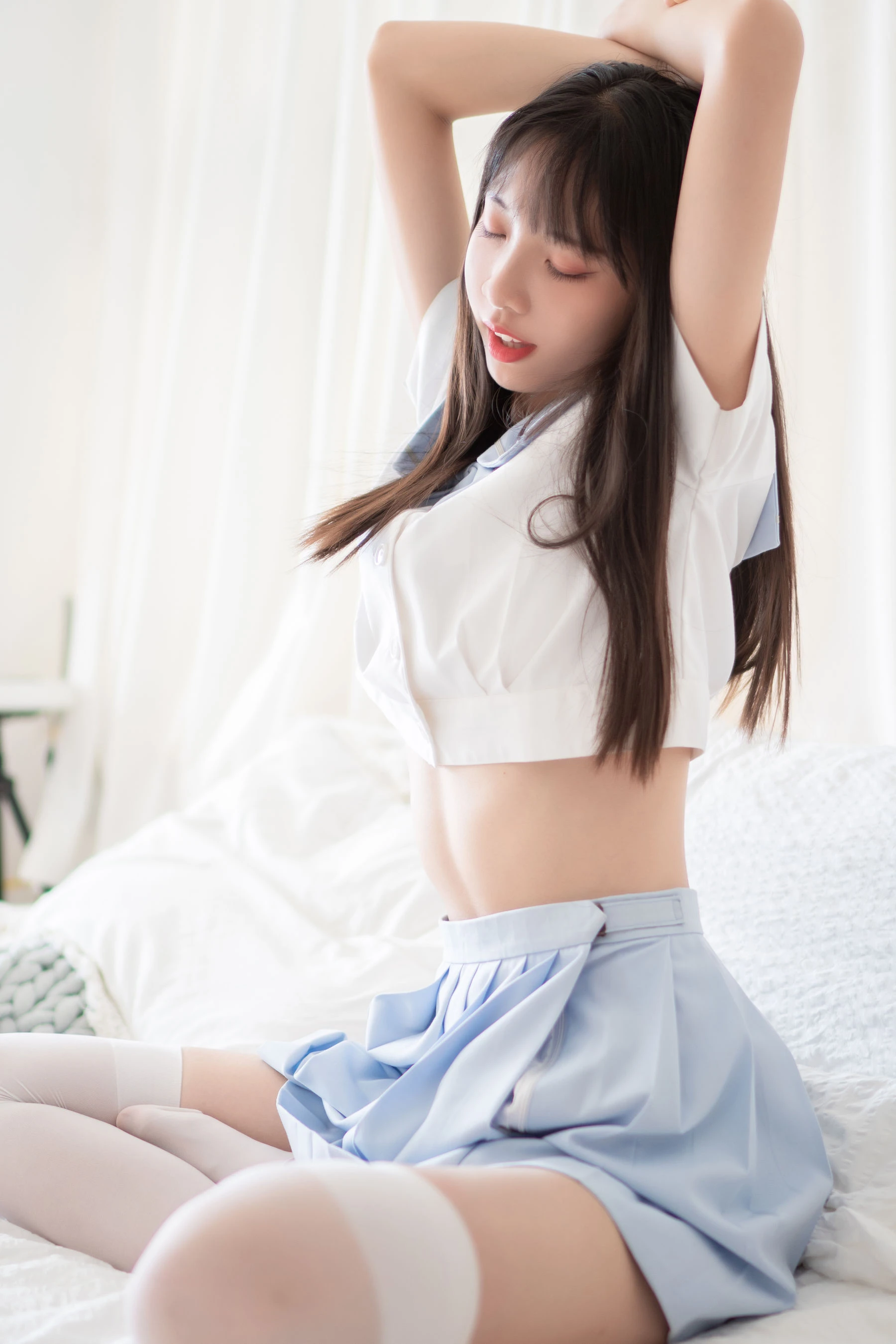 清纯妹子西瓜 – JK学生服插图5