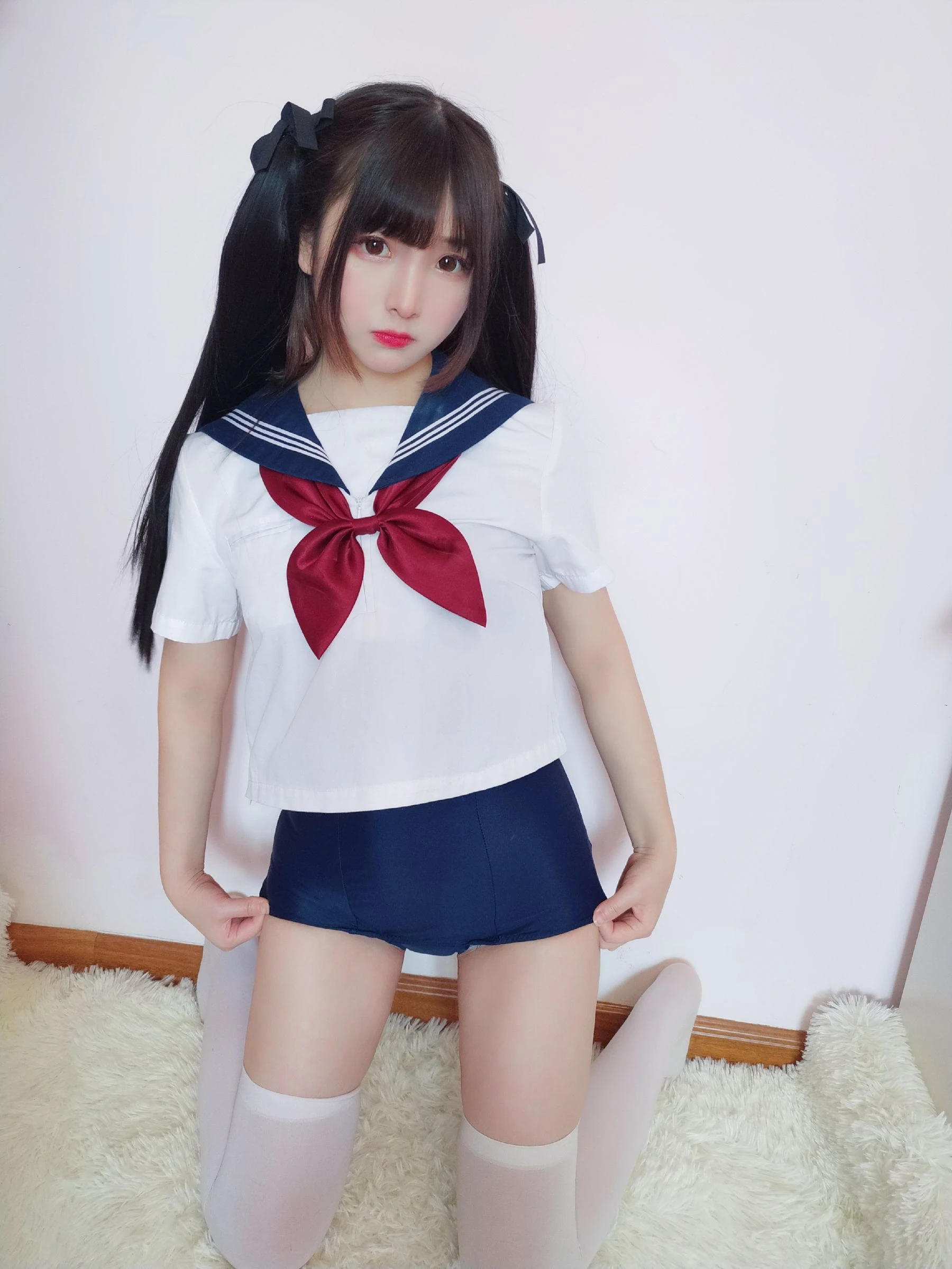 二次元美女古川kagura 水手服死库水插图6