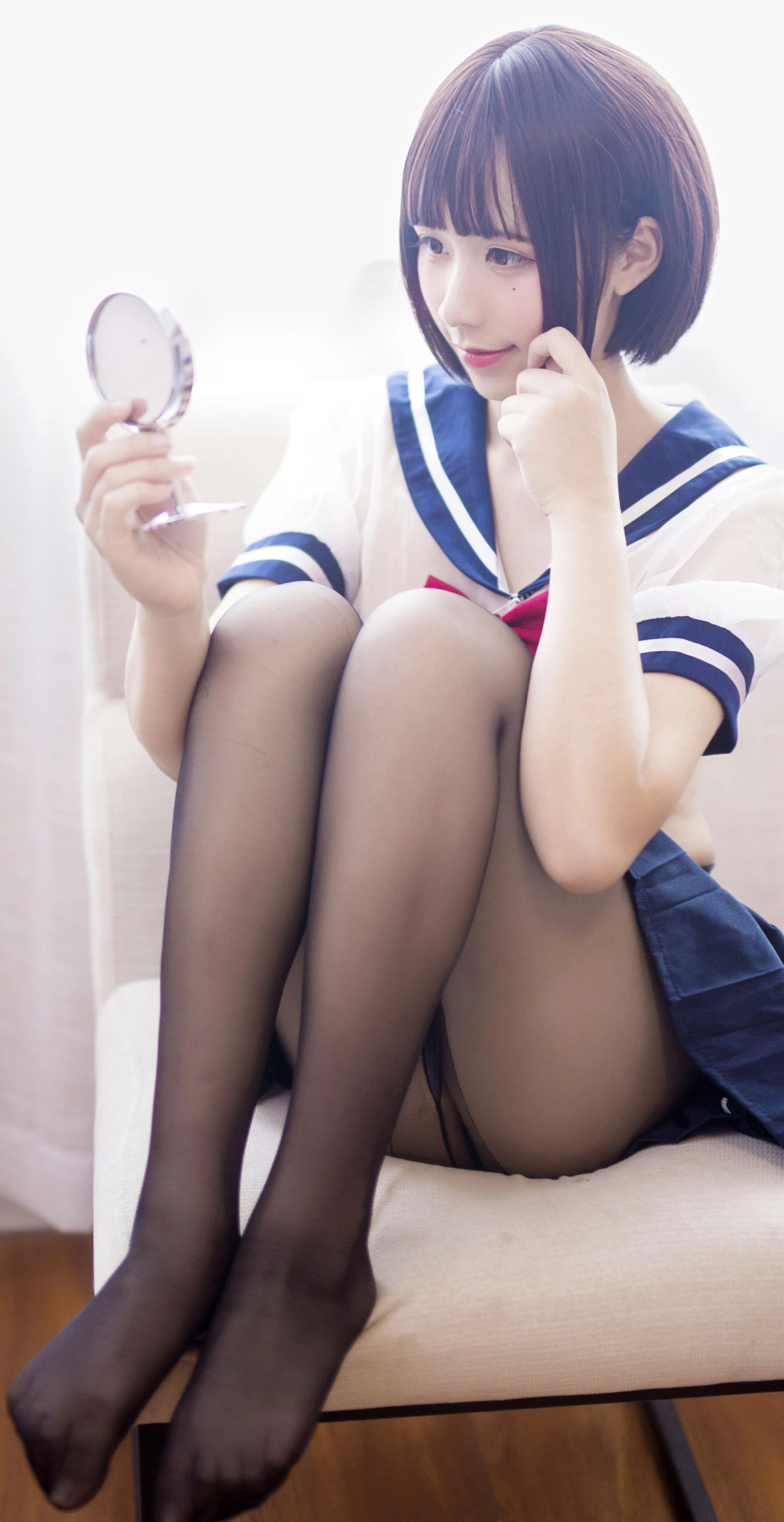 动漫博主九曲Jean JK透明制服插图6