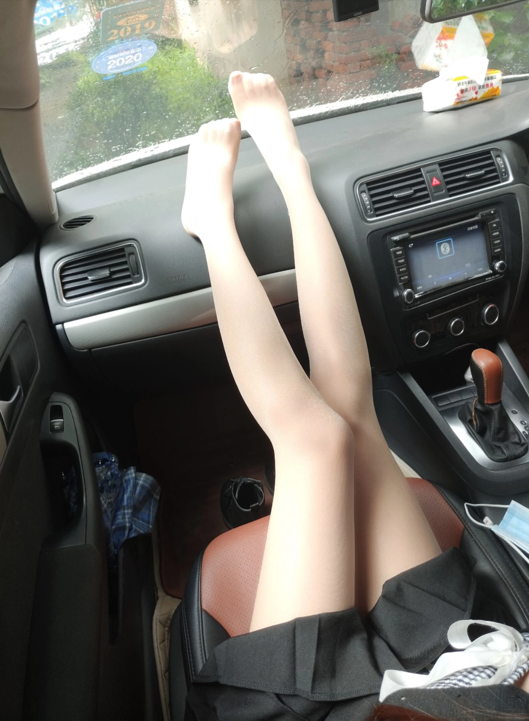 Cos小姐姐雪琪 – 肉丝连衣裙插图6