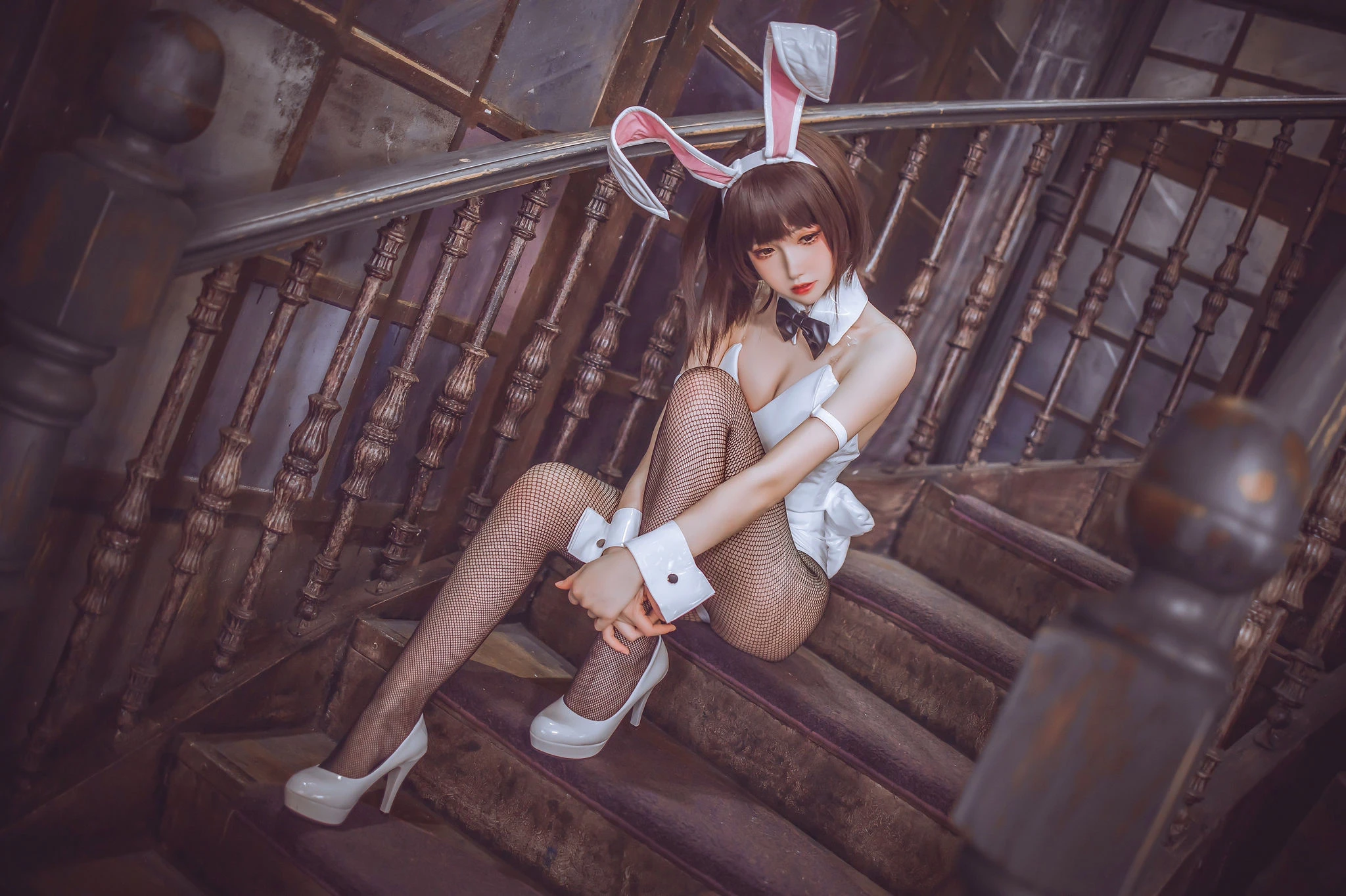 Coser衣衣 – 加藤惠兔女郎插图5