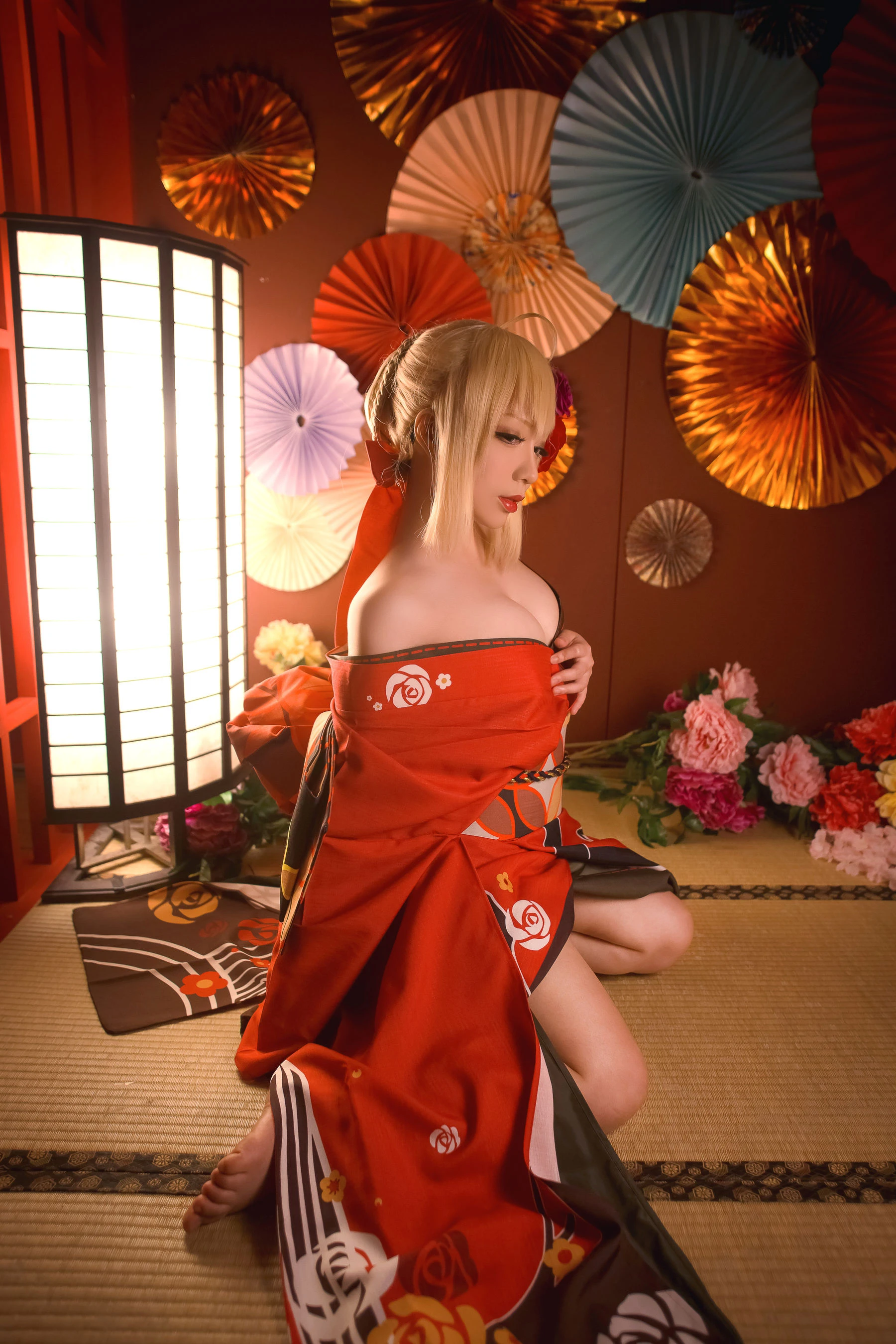 Cos千寻大人 尼禄 之 和服插图4