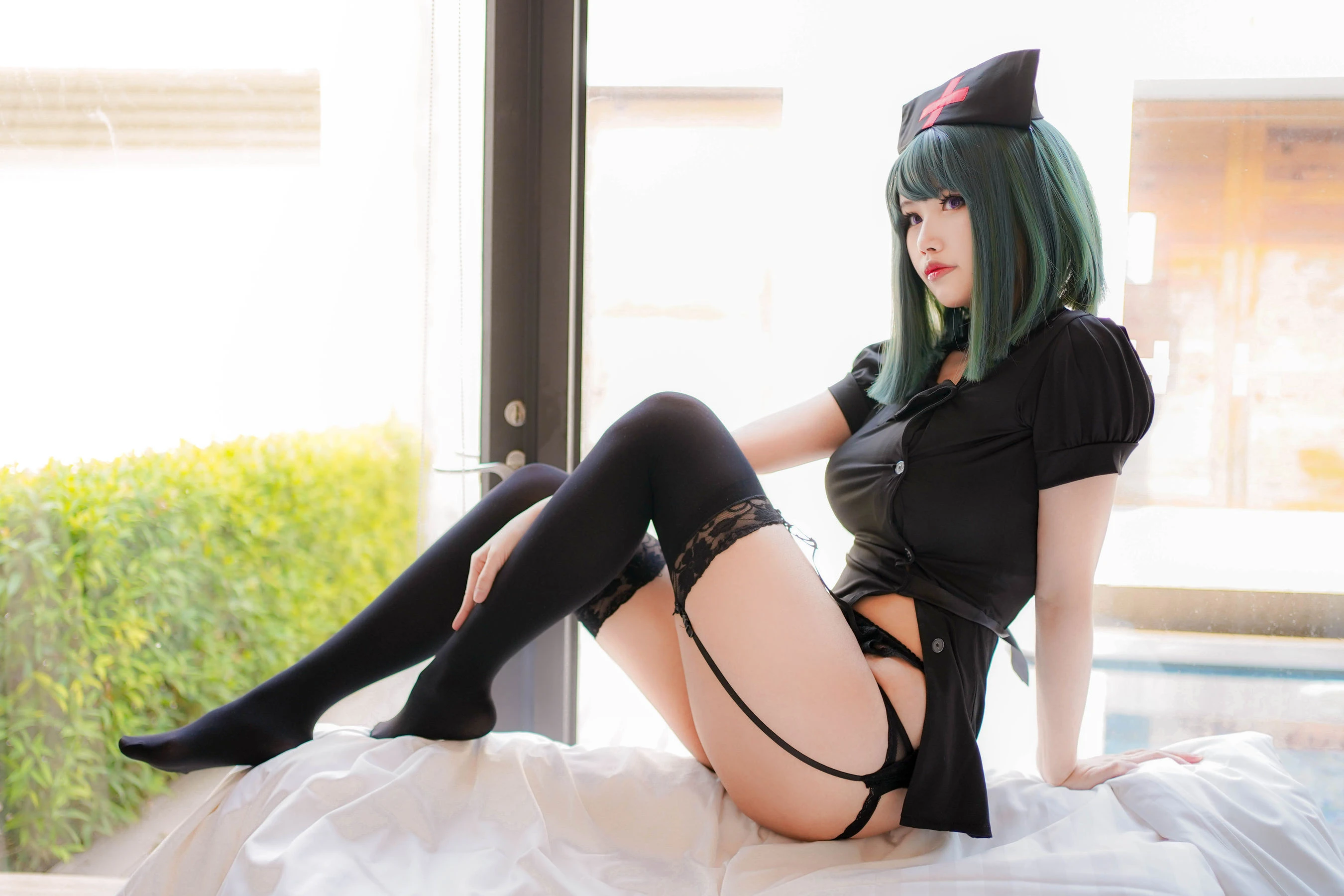 Coser萱-KaYa 暗黑护士插图5