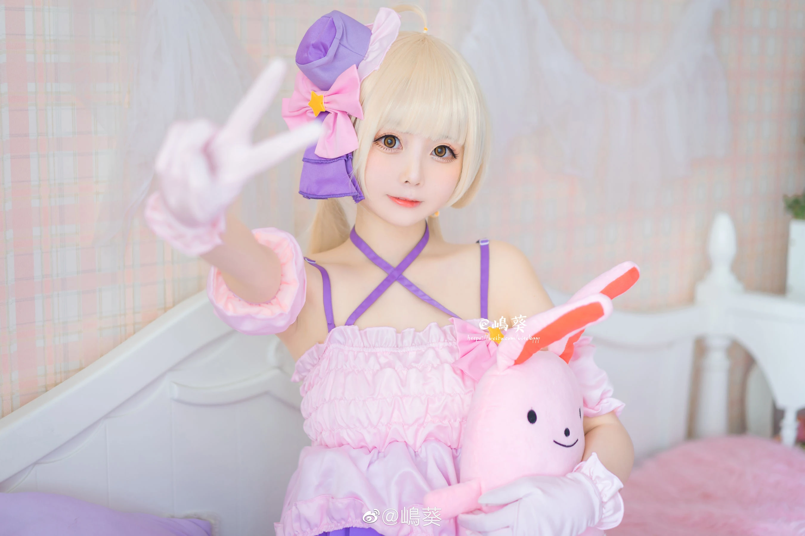 微博美女嶋葵 双叶杏打歌服插图4