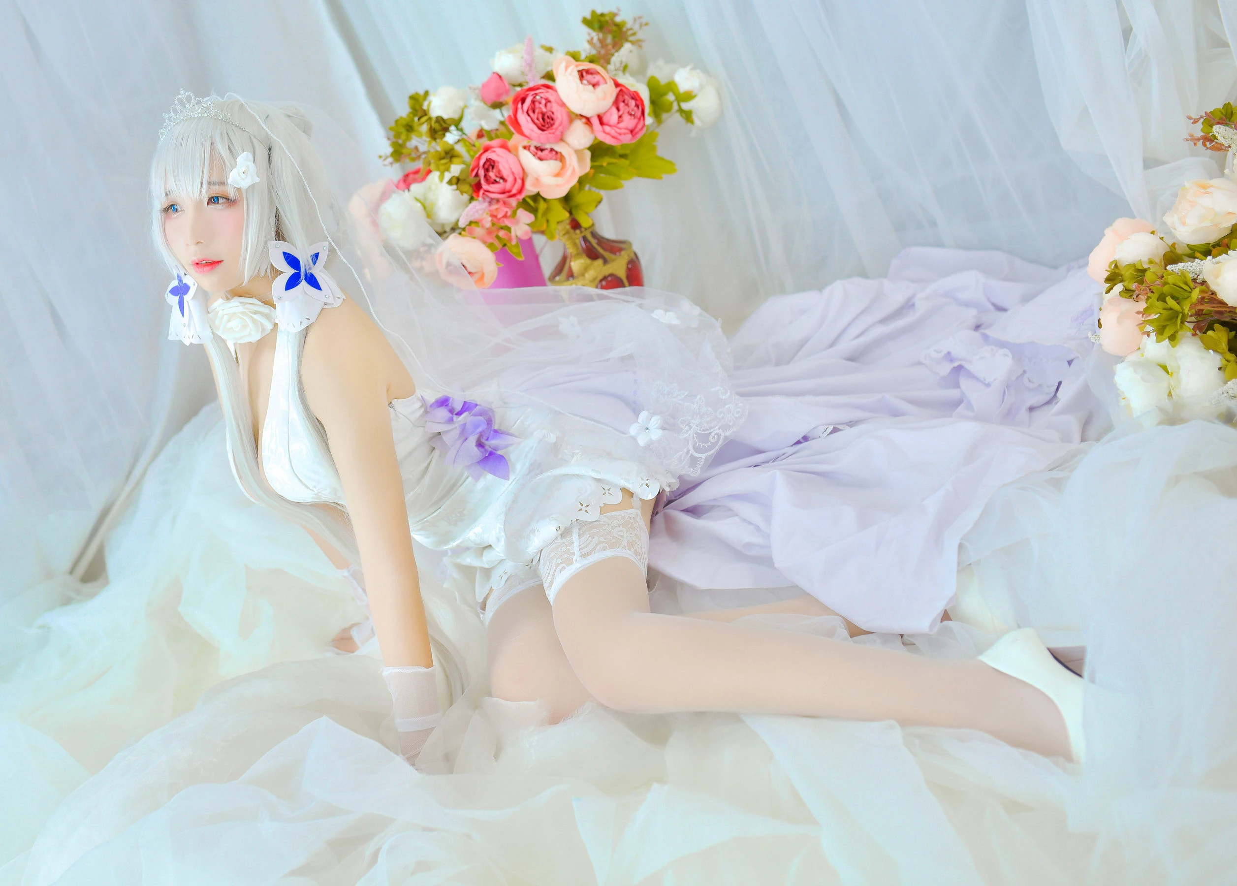 动漫博主九曲Jean 婚纱插图6