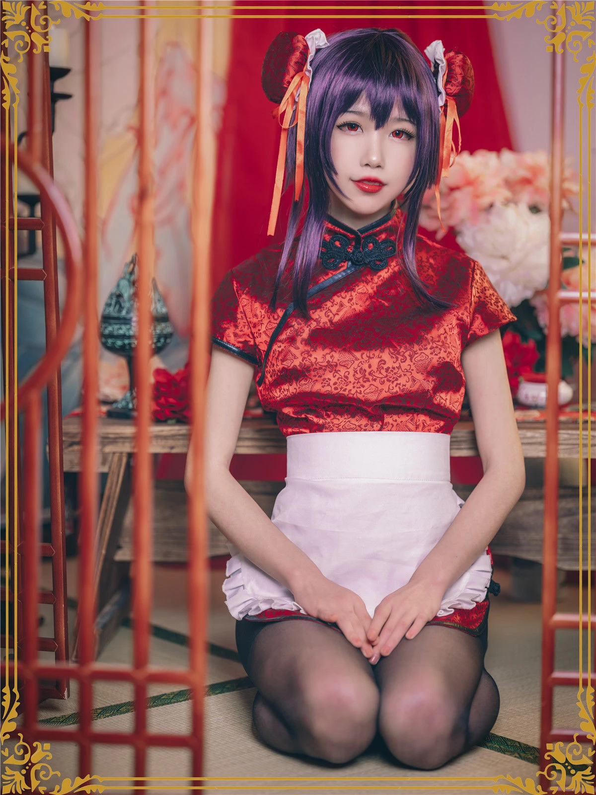 动漫博主水淼aqua – 霞之丘诗羽 旗袍插图4