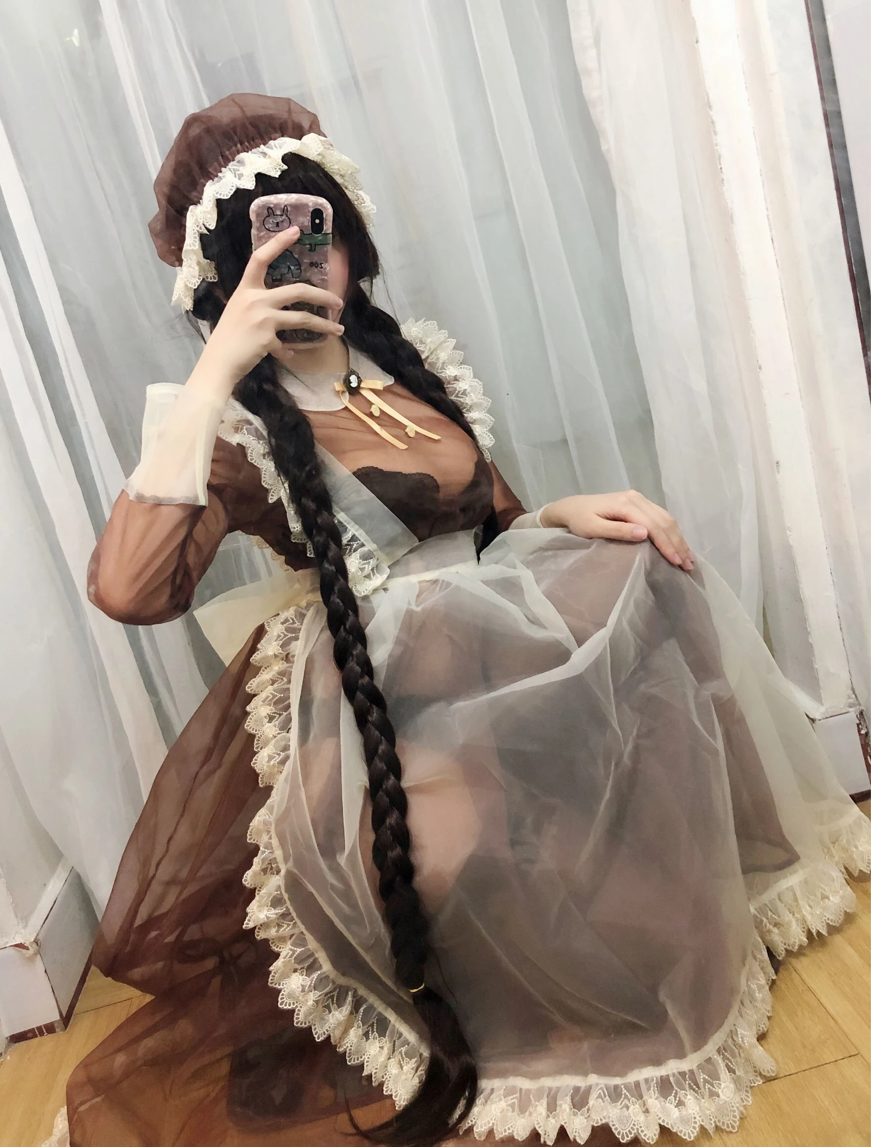 二次元巨乳美女鹿野希 透明女仆插图7