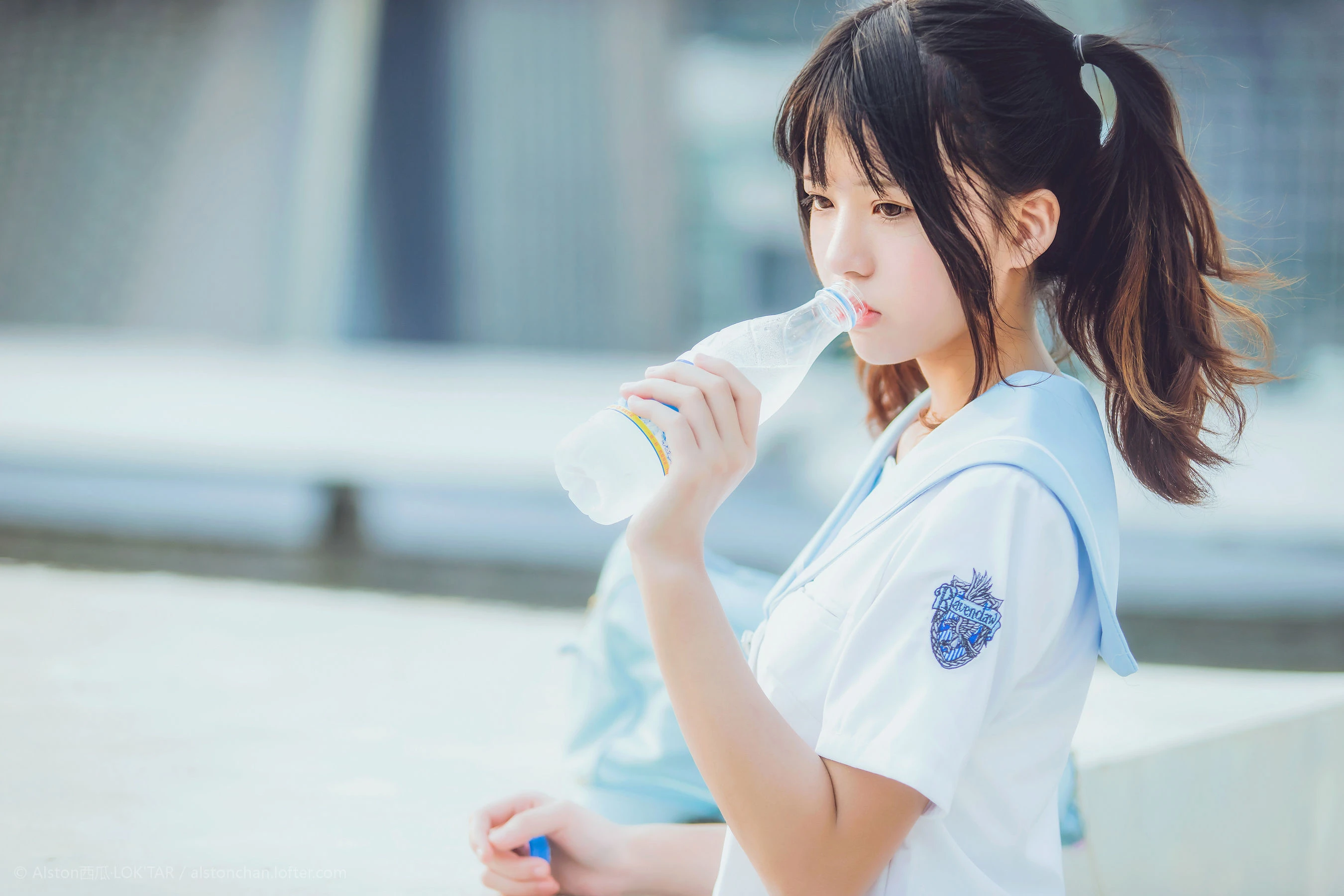 桜桃喵 穿制服的样子插图6