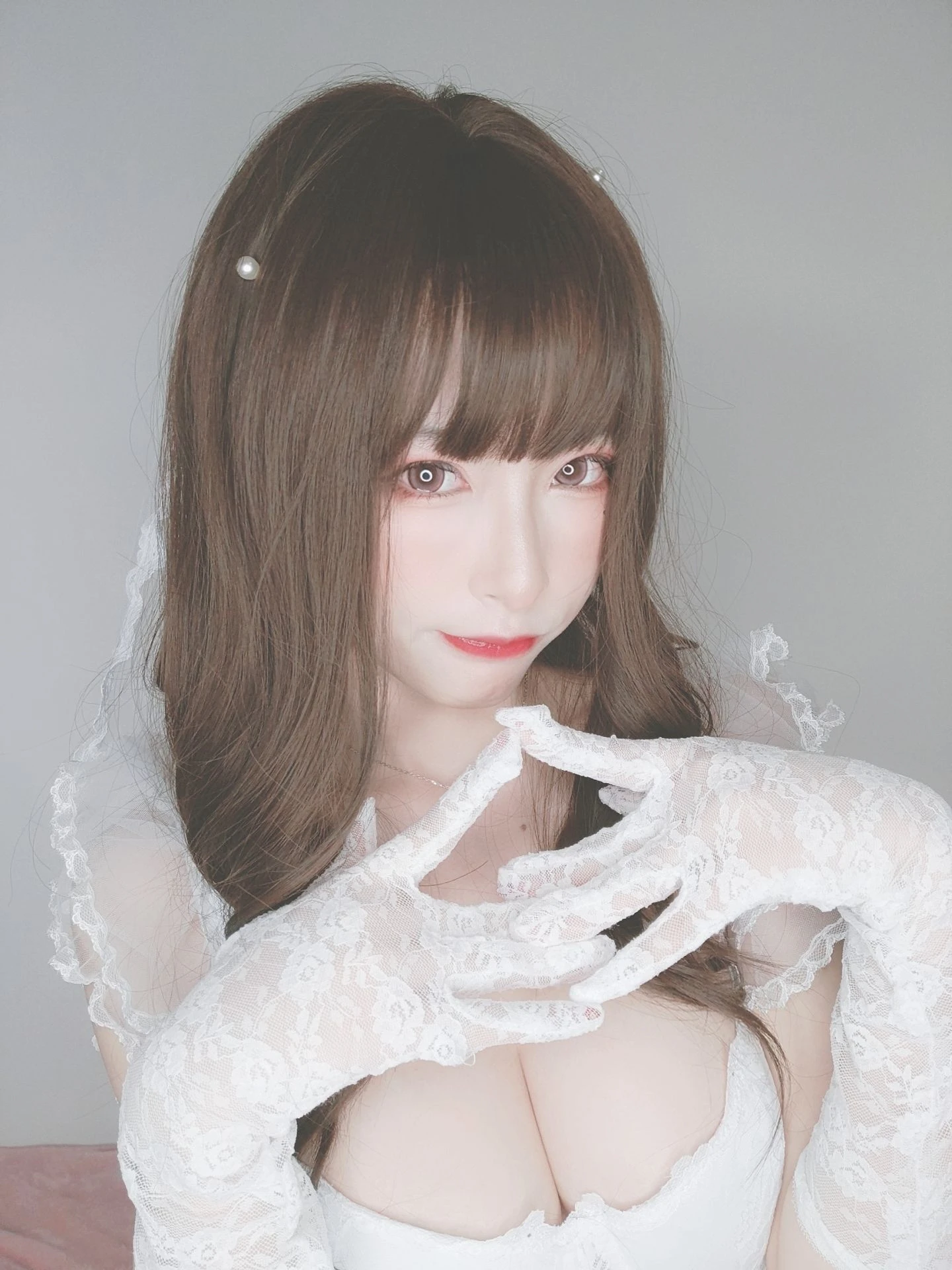 尤物清水由乃 – 花嫁自拍插图2