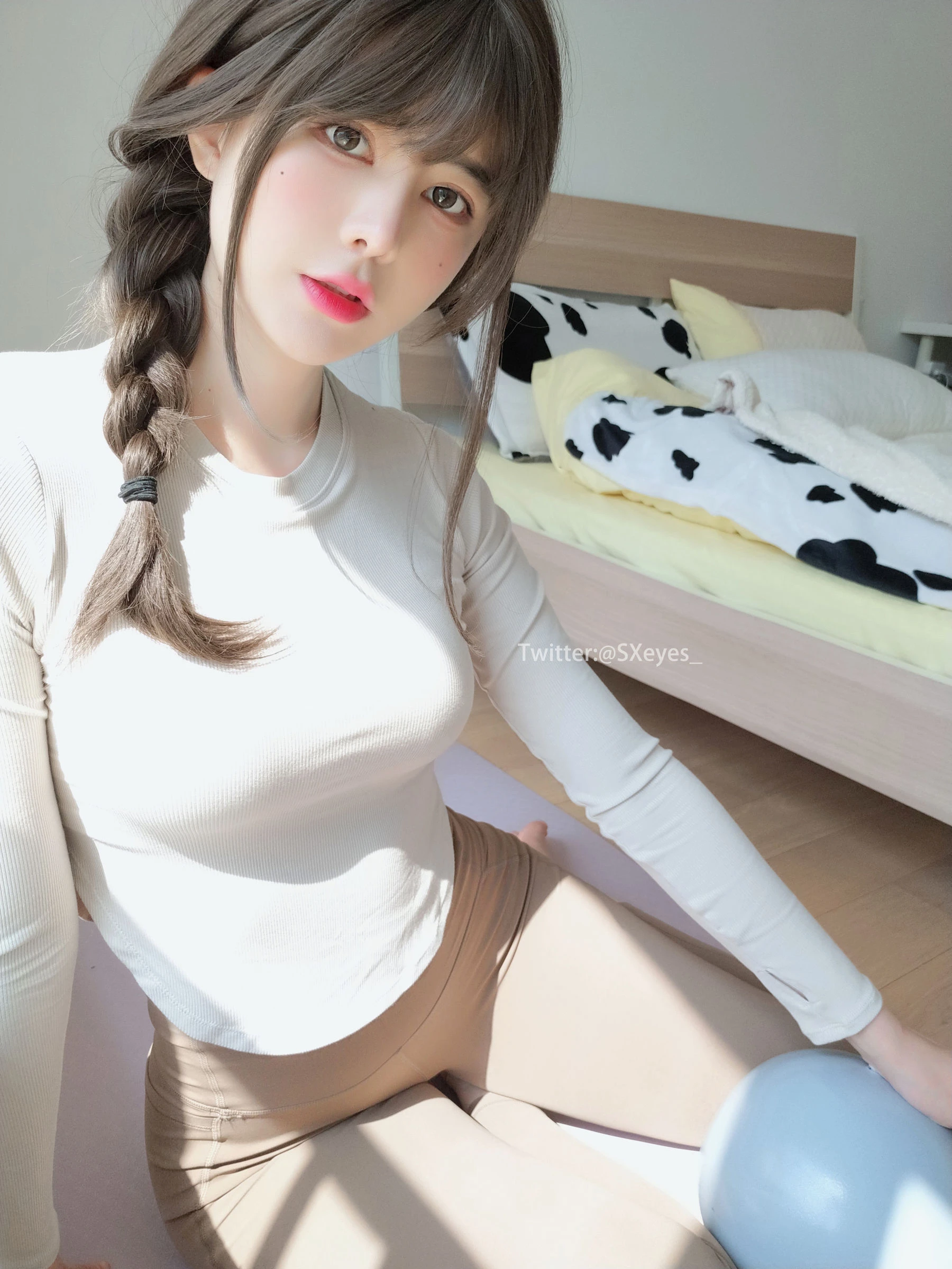 萌妹子眼酱大魔王w – 瑜伽服插图2