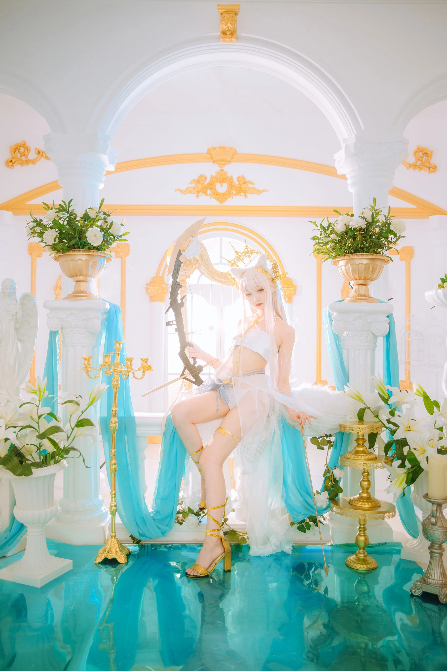 小野寺地瓜 – 白金泳装插图5