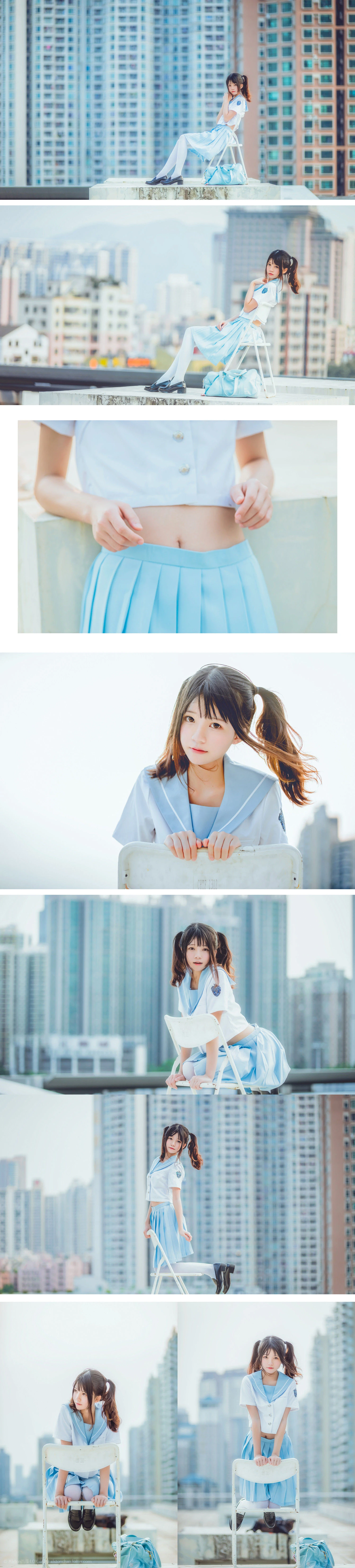 桜桃喵 穿制服的样子插图4