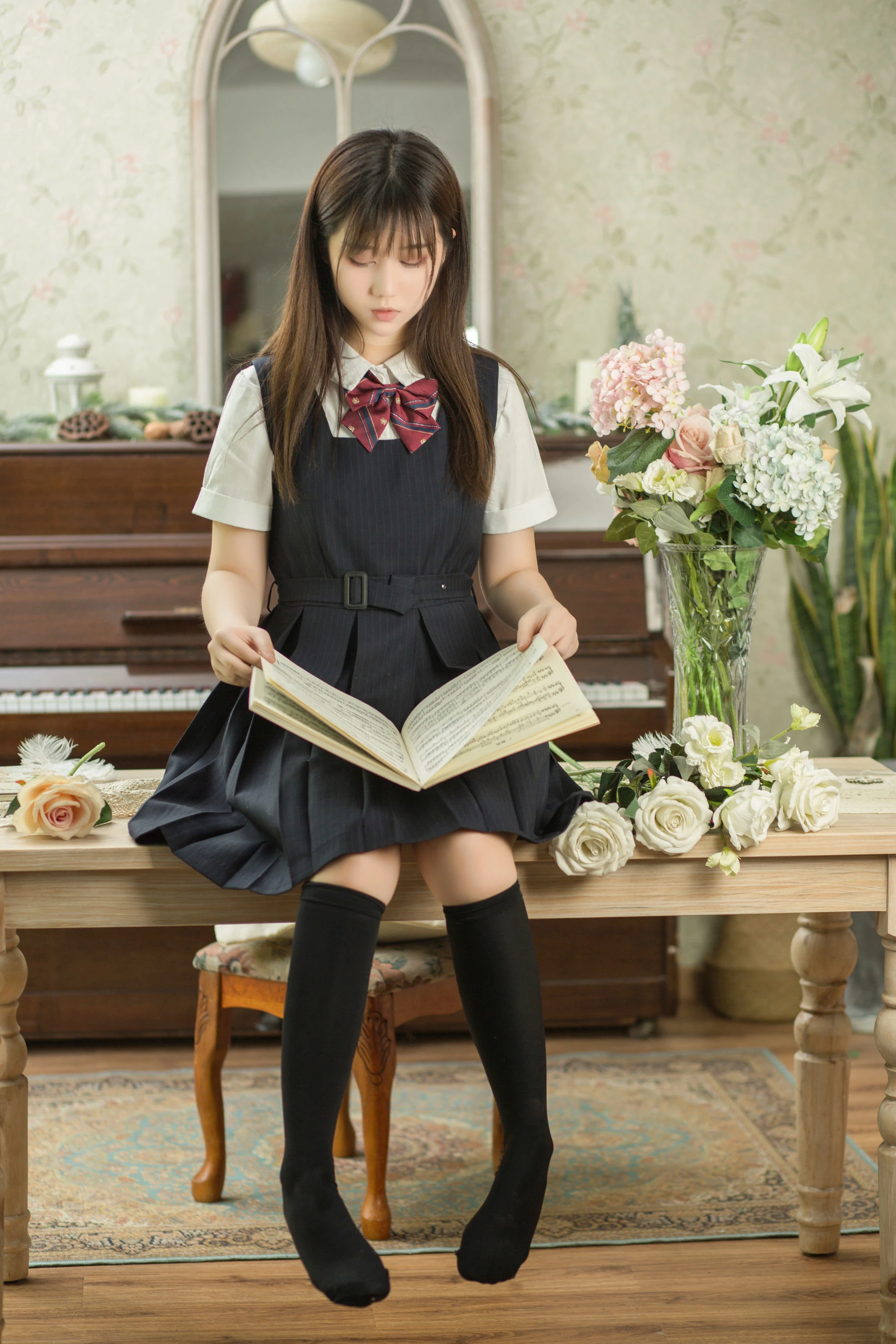 微博福利姬镜酱 – 不知梦 制服插图6