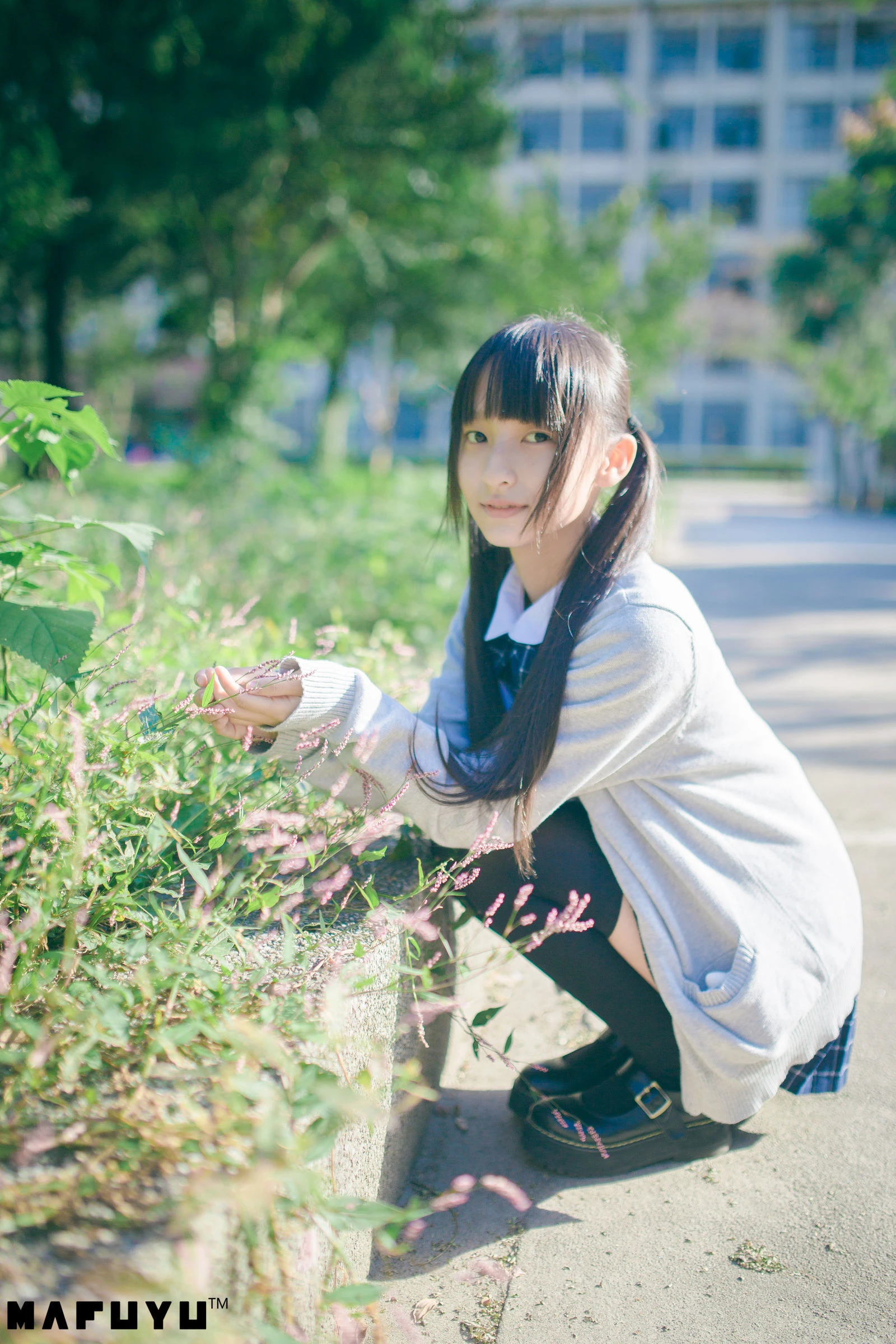 神楽板真冬 阳光校服系列套图插图3