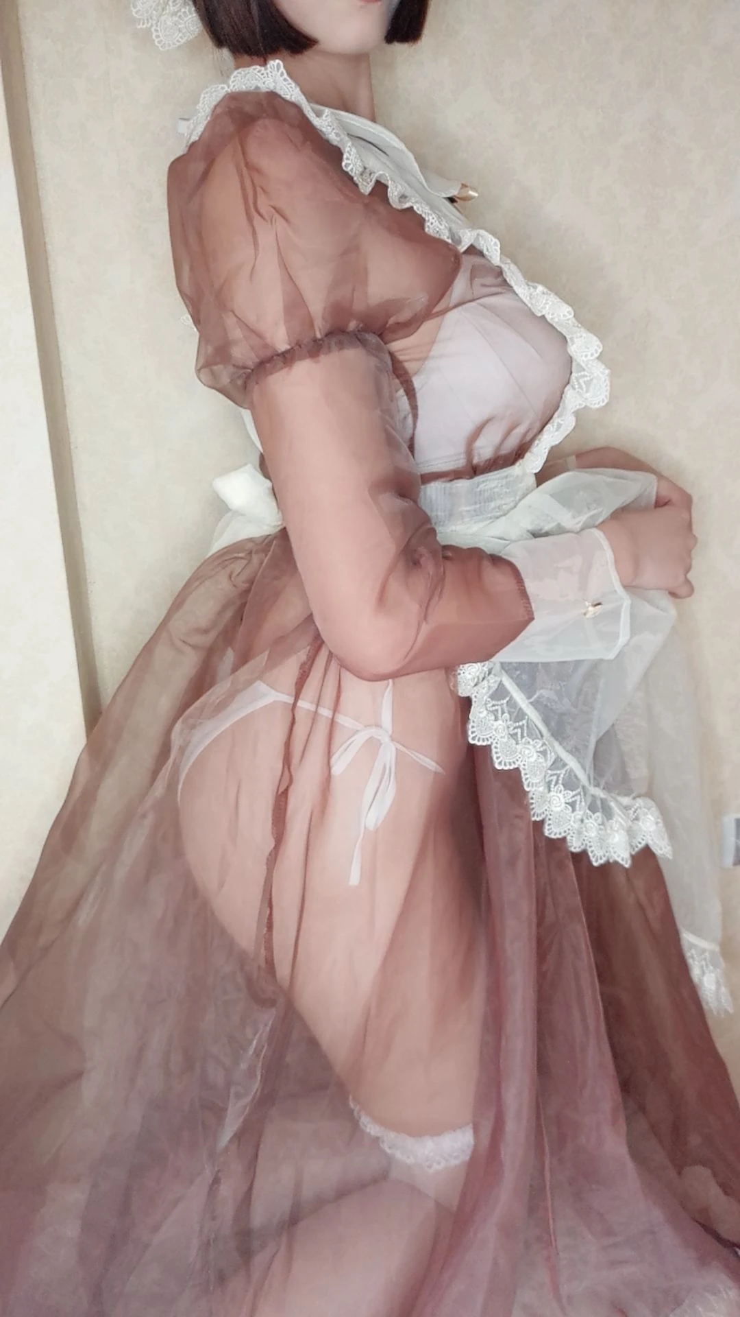 萌妹奈汐酱nice 女仆自撮り插图3