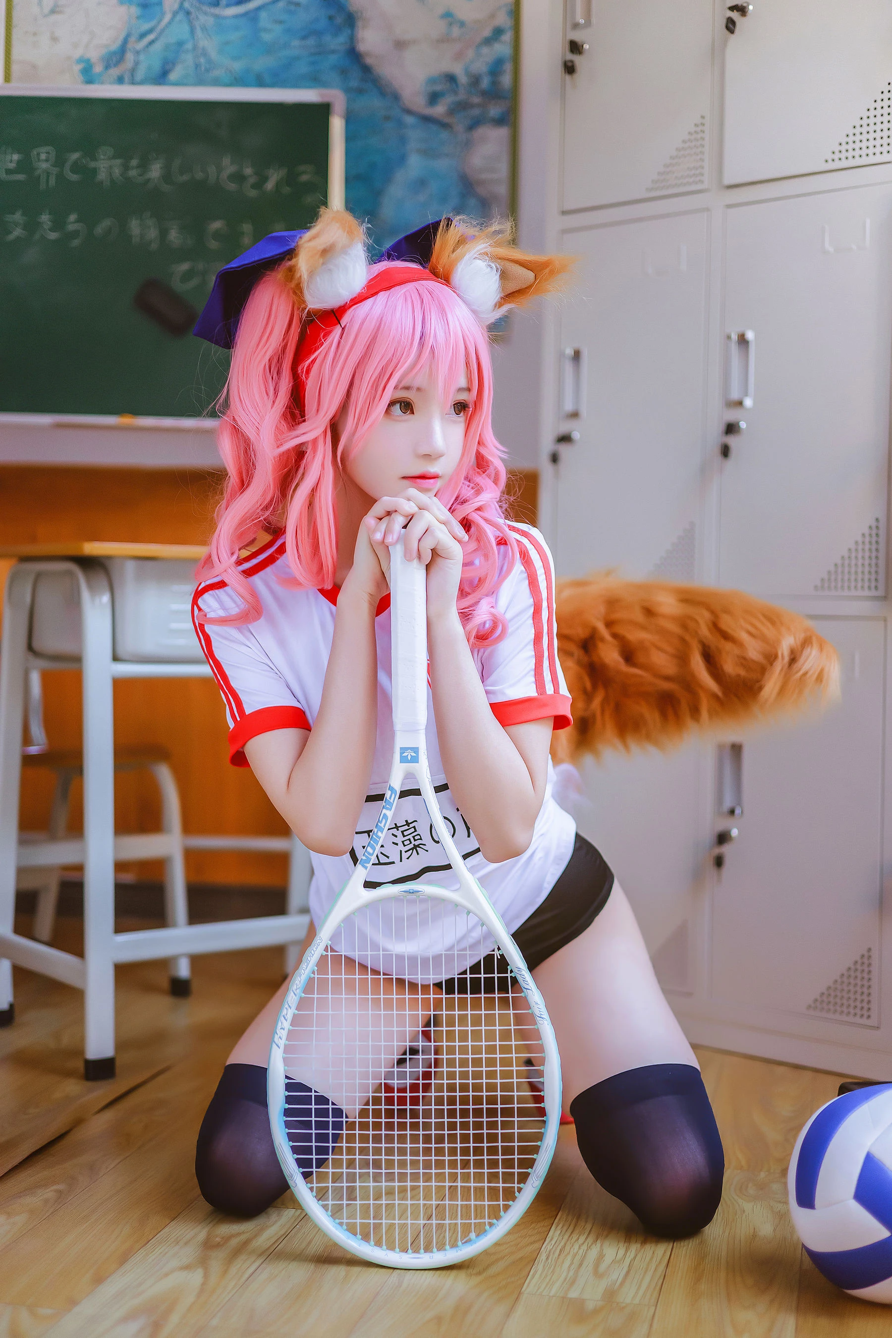 桜桃喵 – 玉藻前体操服插图3