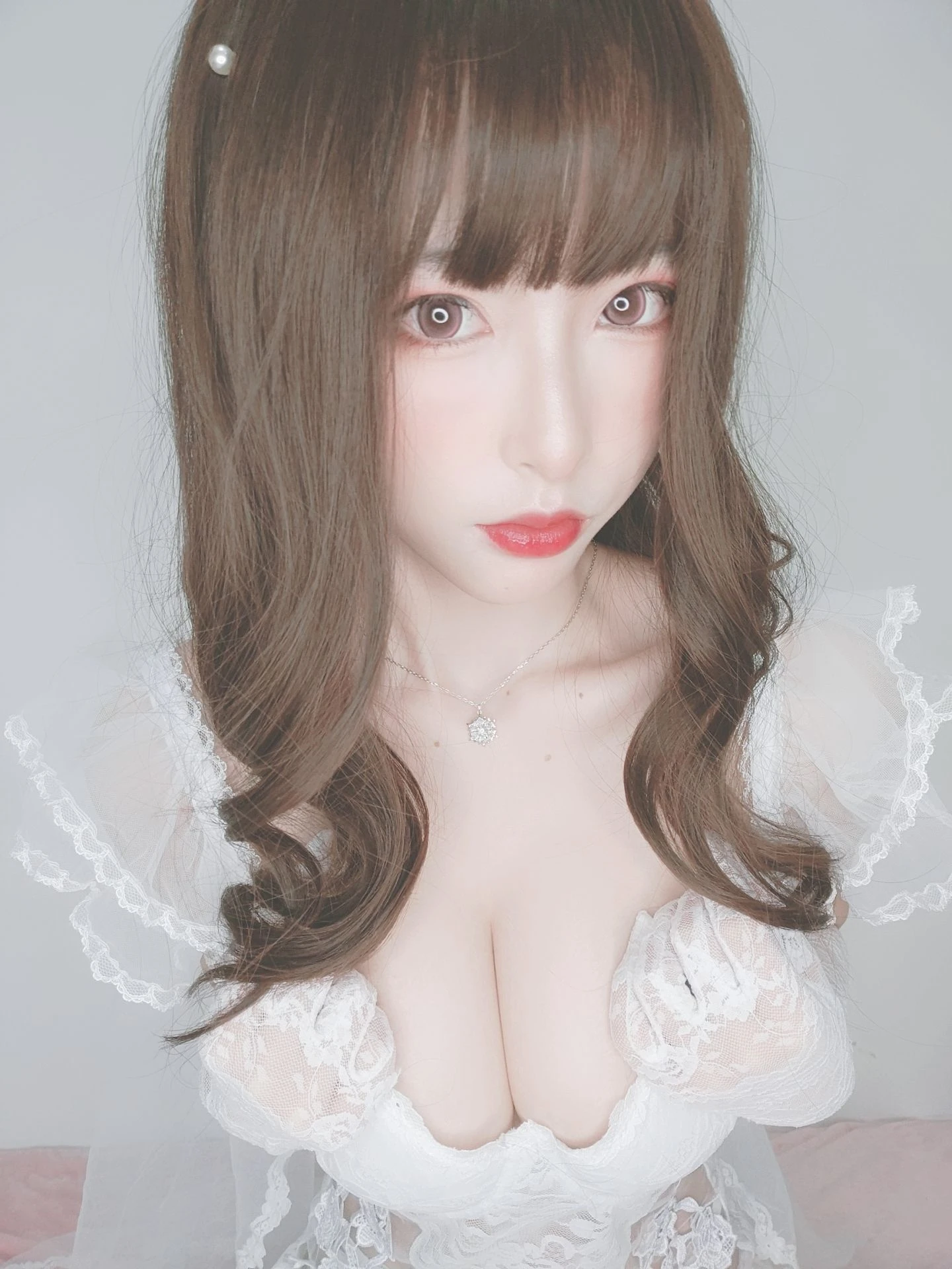 尤物清水由乃 – 花嫁自拍插图1