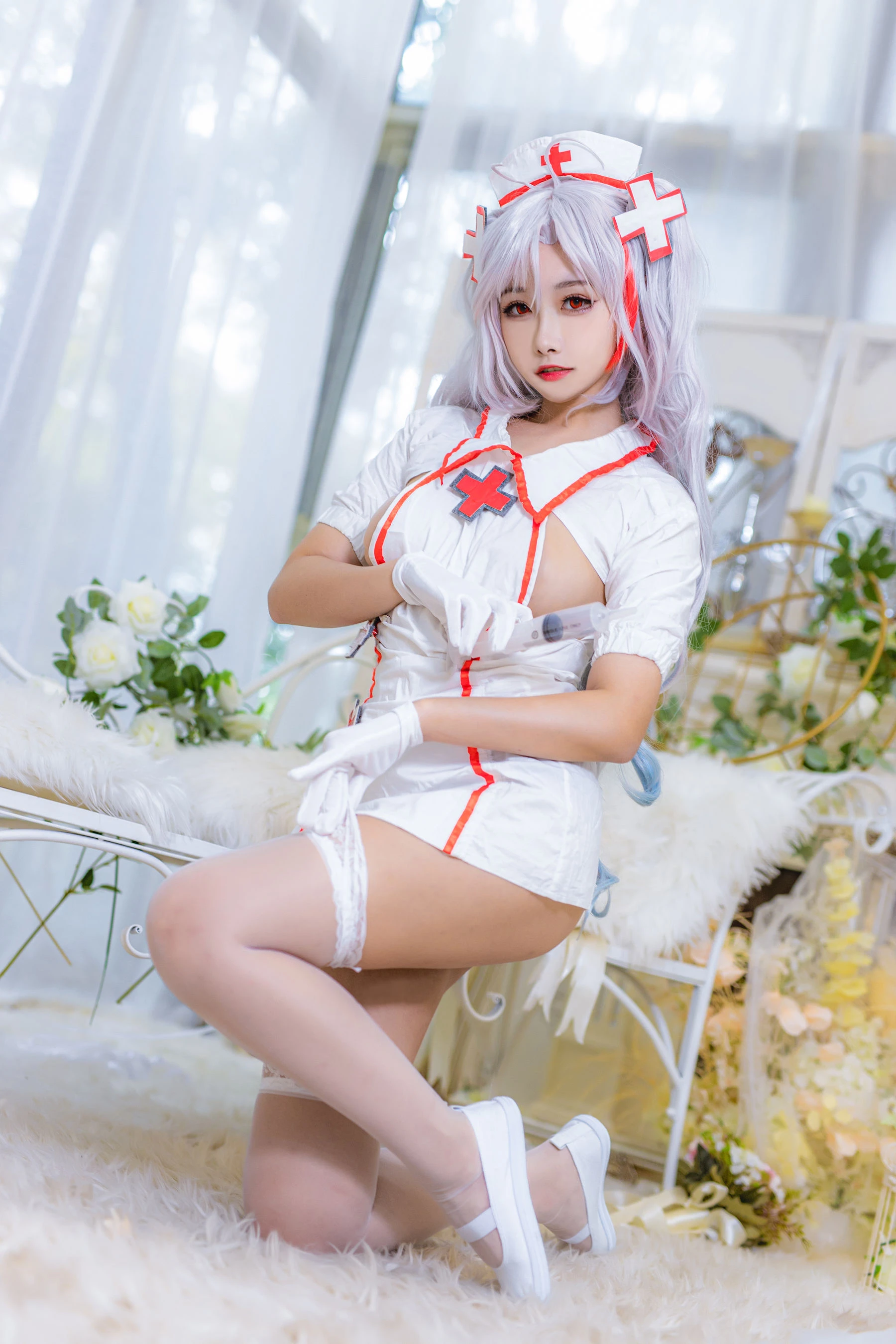 微博妹子Momoko葵葵 – 欧根之护士插图7