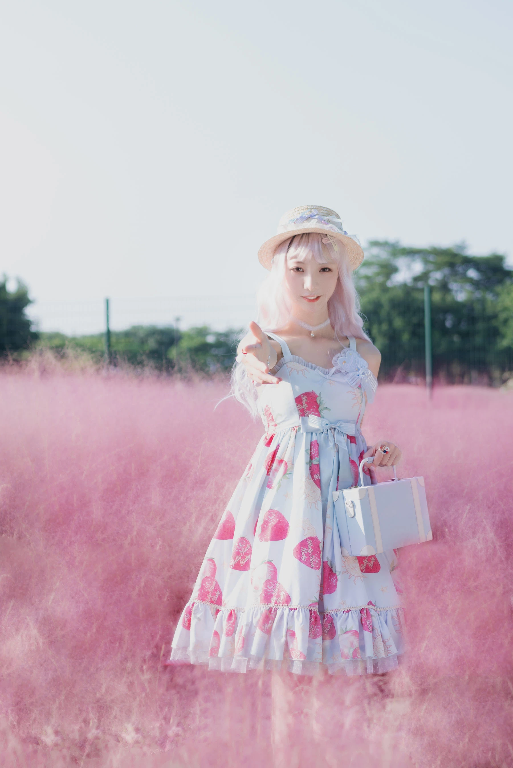 清纯妹子西瓜 粉草插图7