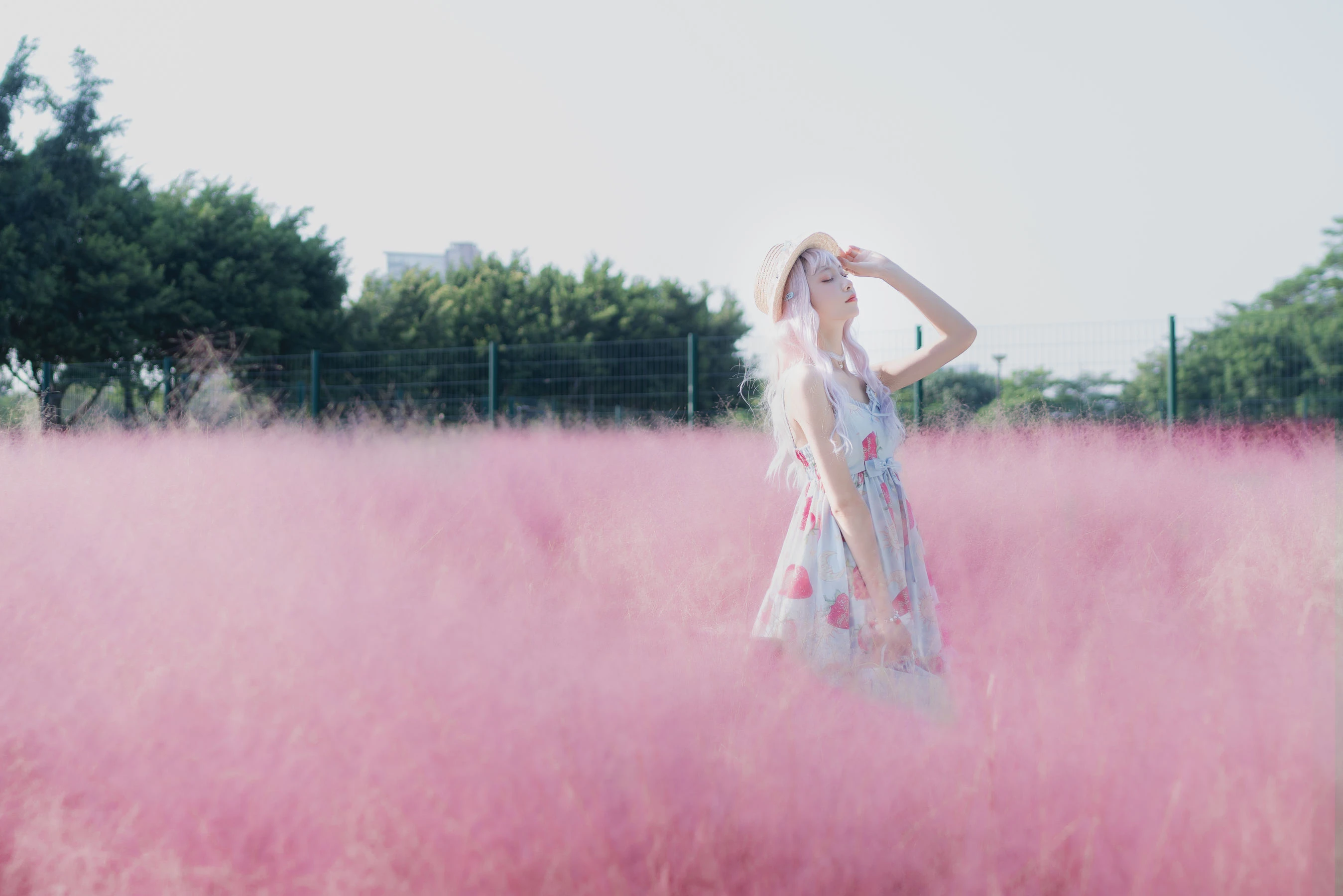 清纯妹子西瓜 粉草插图5