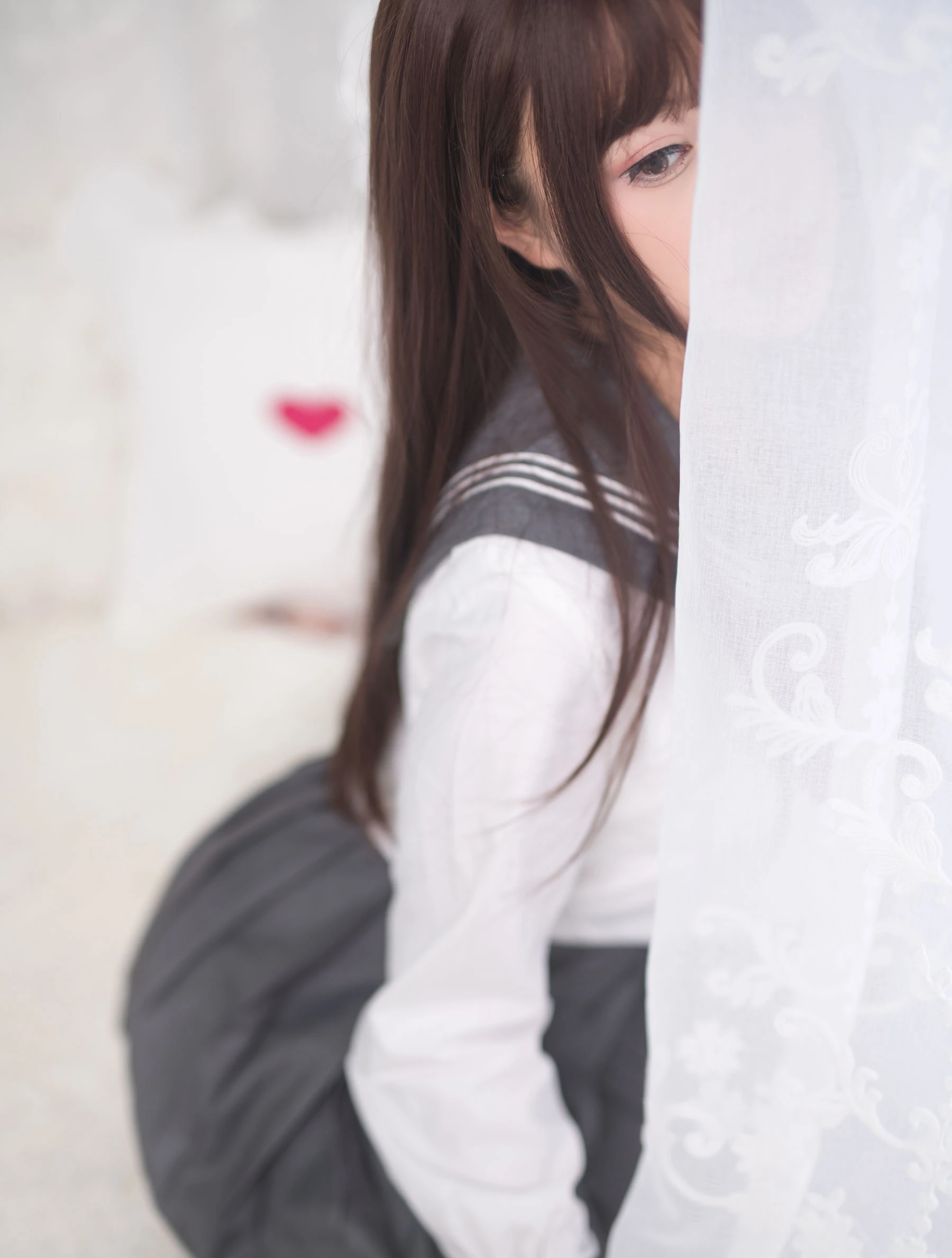 萌系小姐姐-白烨- – 黑丝制服少女插图3
