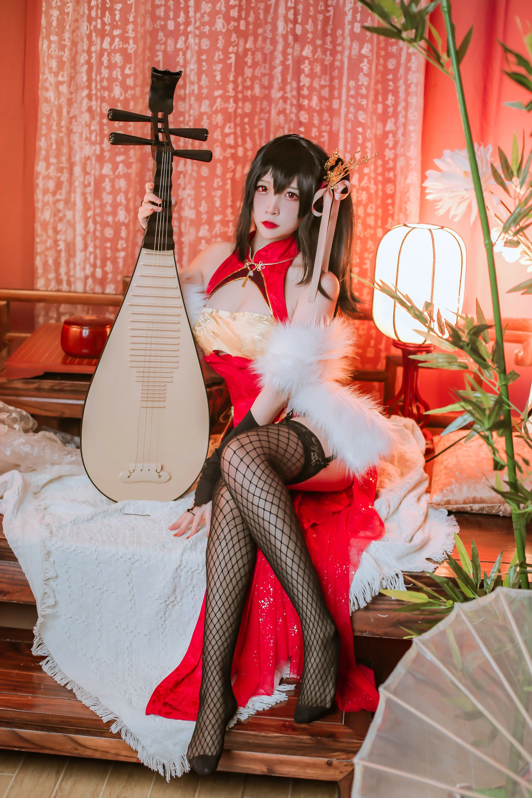 人气Coser二佐Nisa 碧蓝大凤旗袍插图6