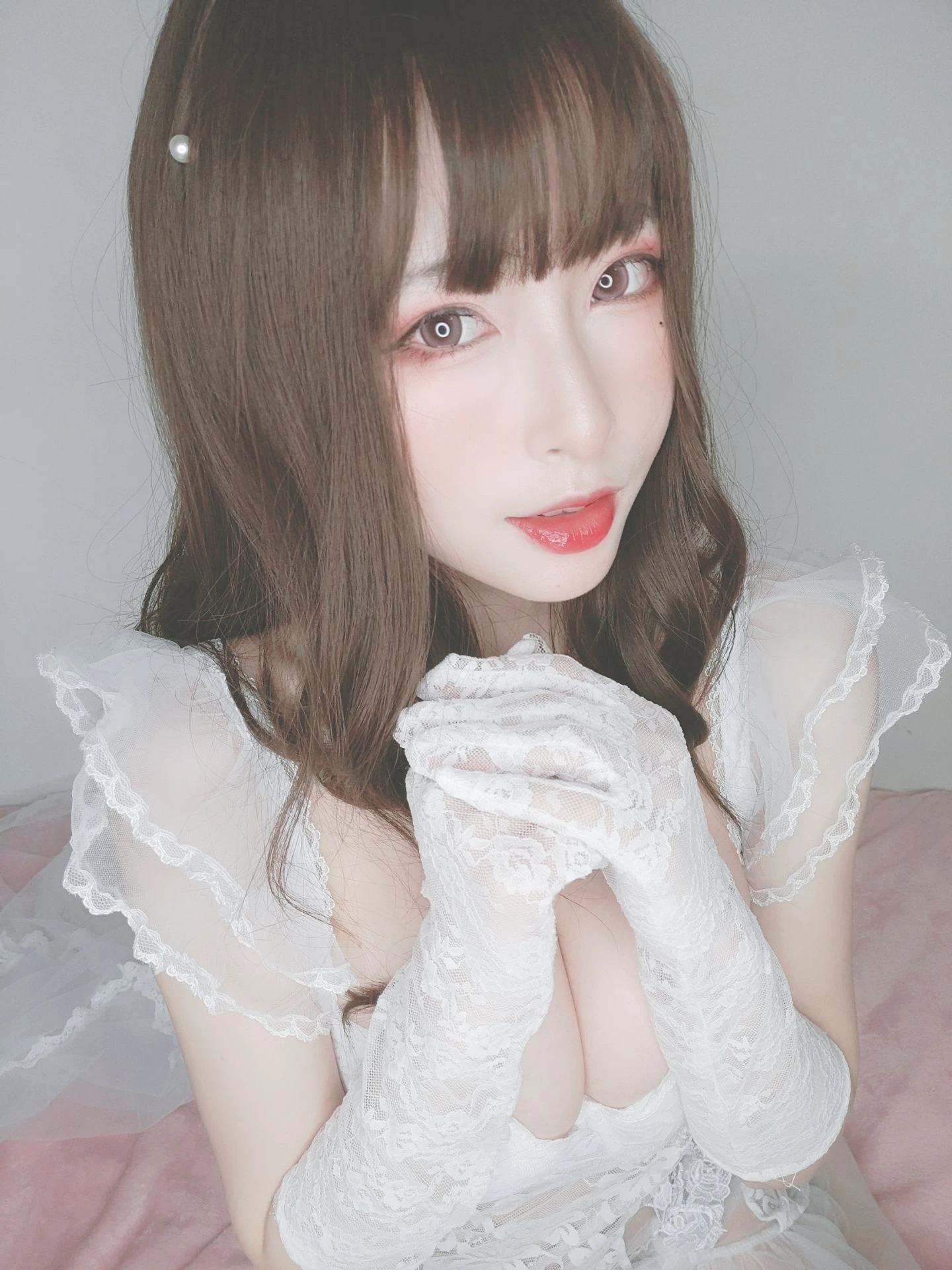 尤物清水由乃 – 花嫁自拍插图7