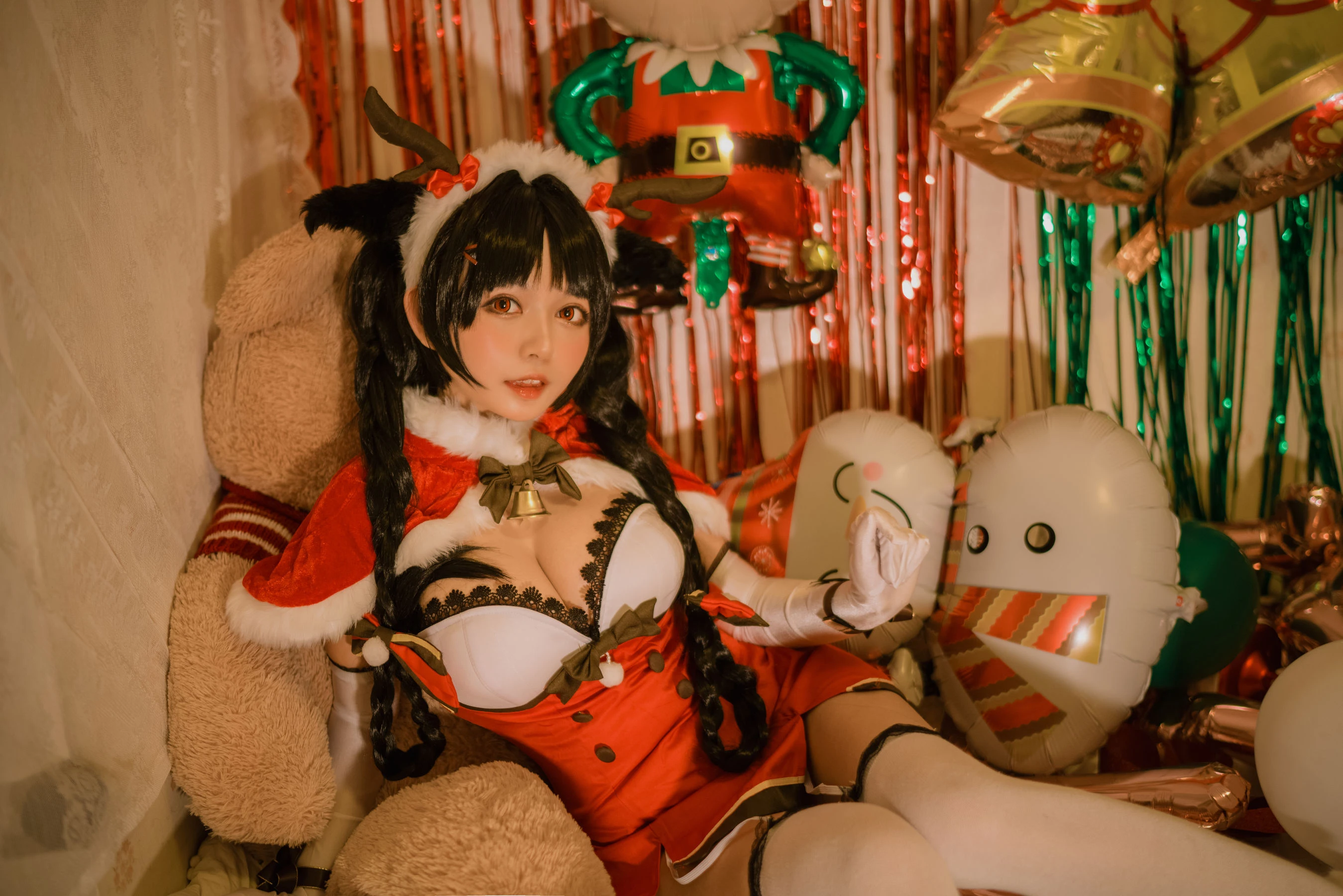 大眼萌妹黑猫猫OvO – 大潮圣诞插图5