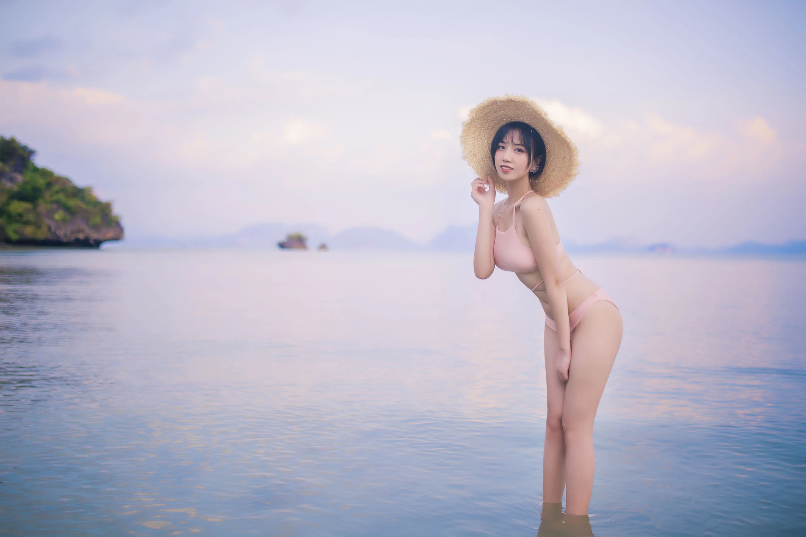 次元少女念雪ww – 粉色泳衣插图4