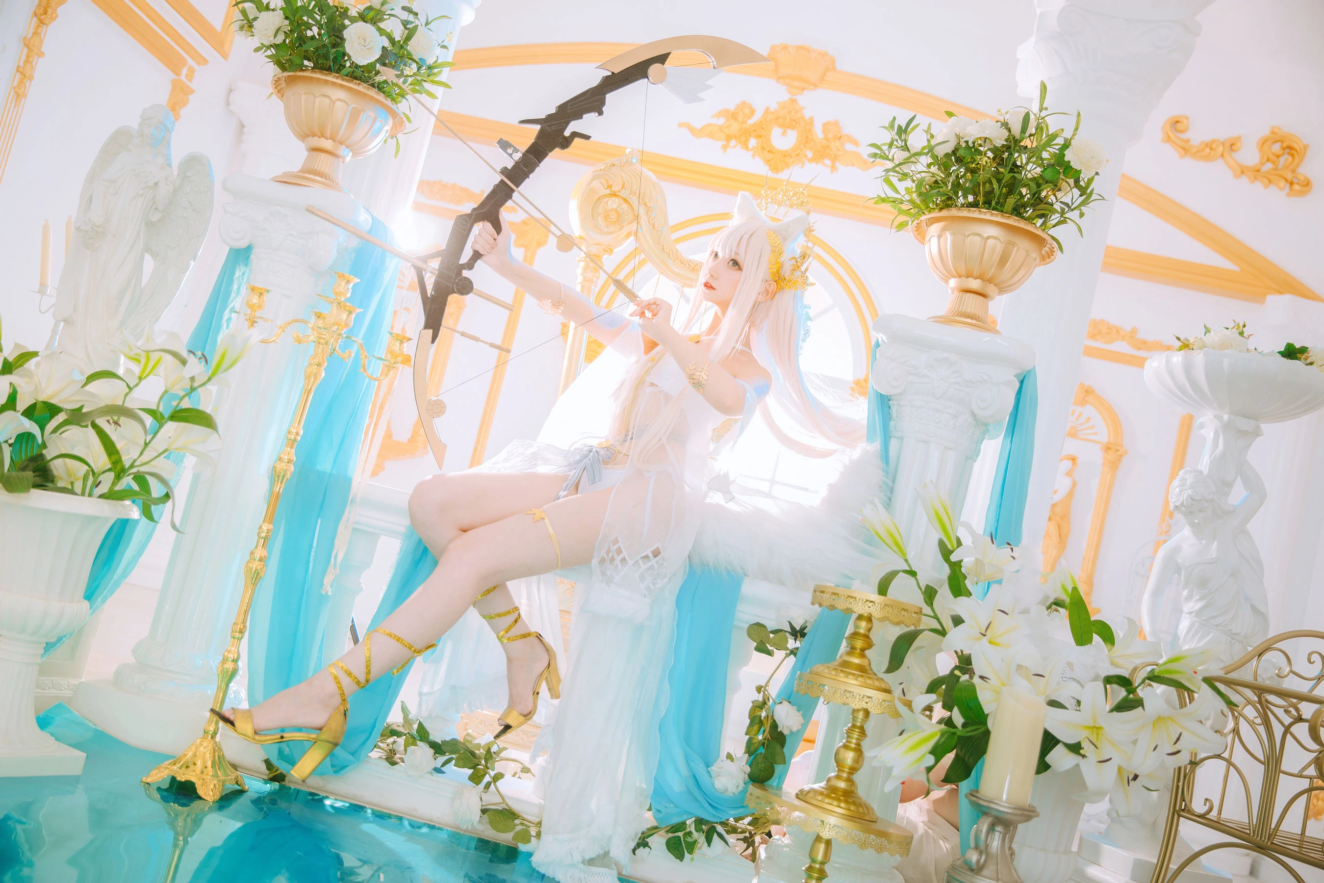 小野寺地瓜 – 白金泳装插图4