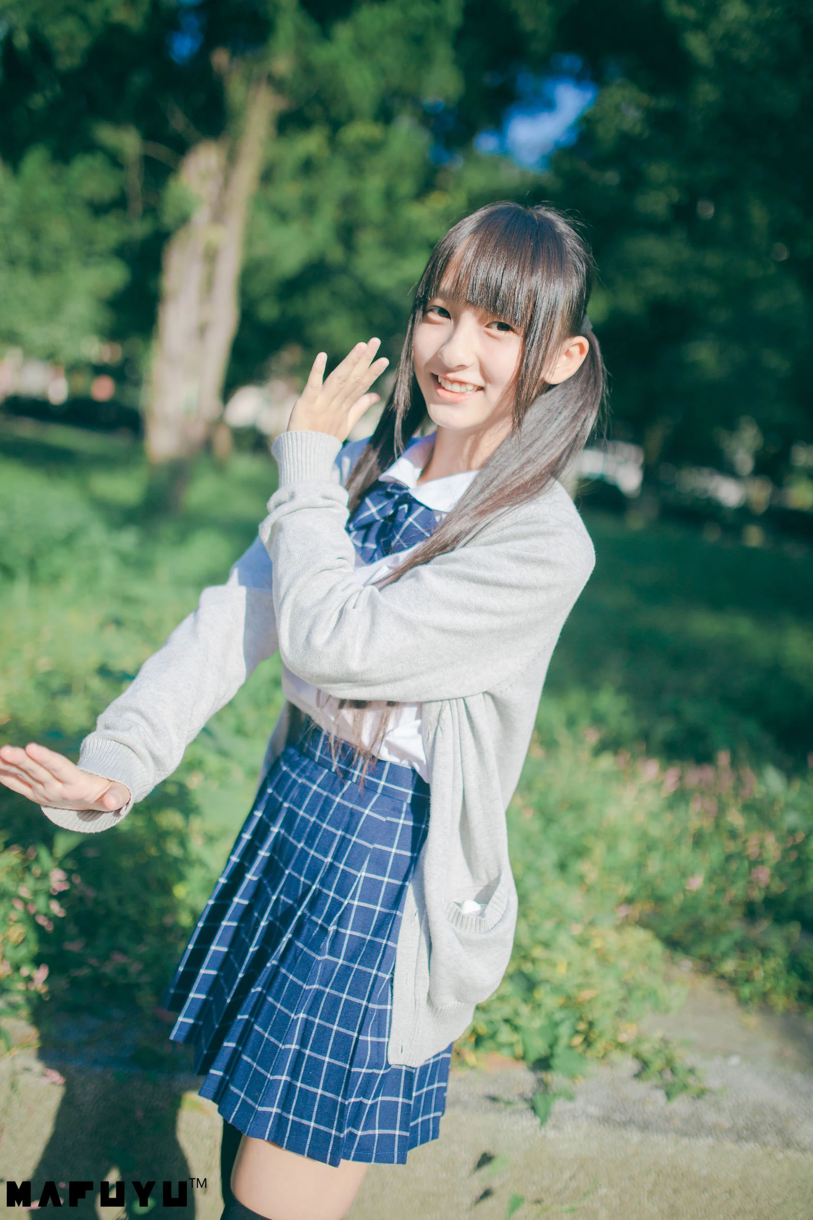 神楽板真冬 阳光校服系列套图插图5