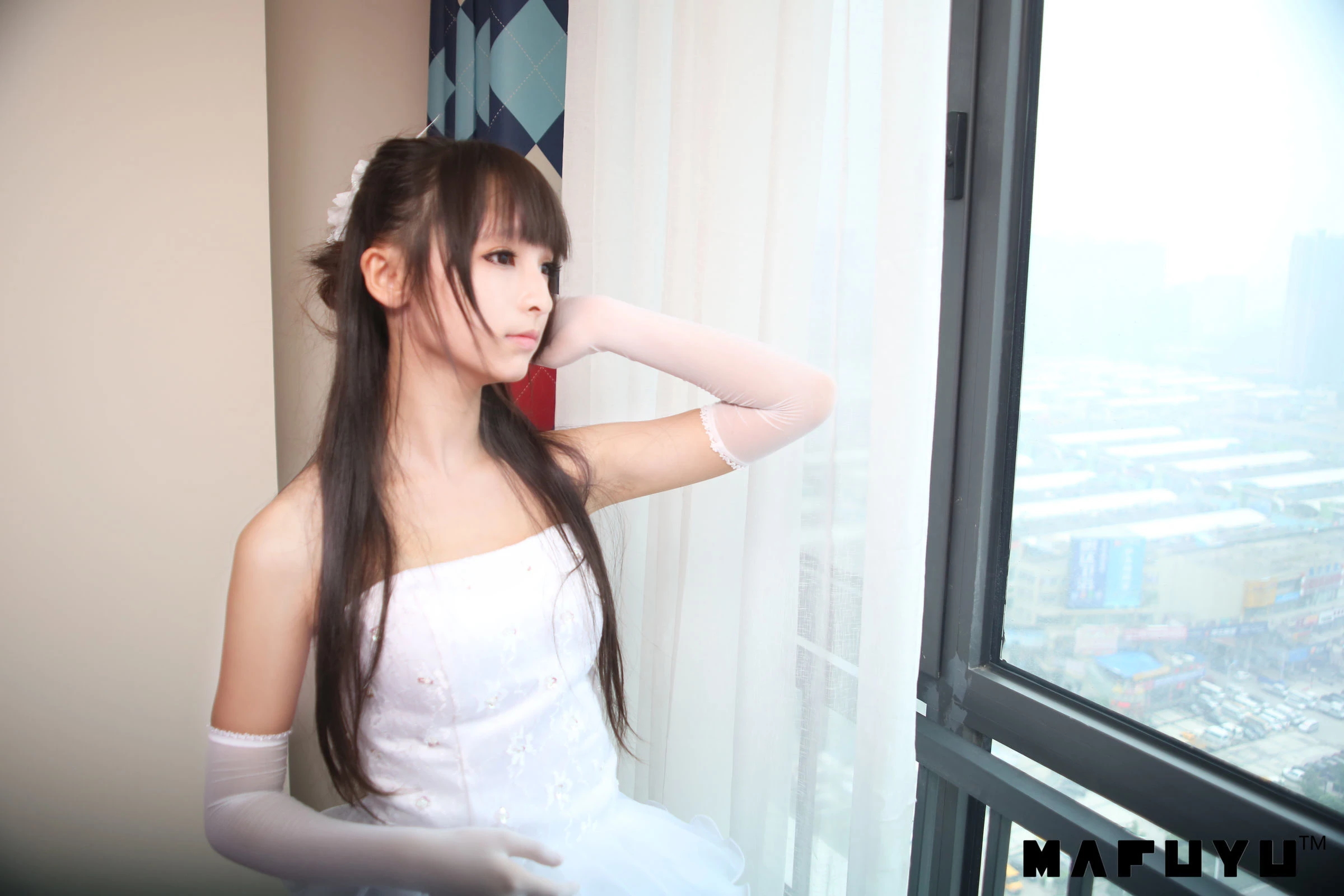 神楽板真冬 婚纱系列套图插图2