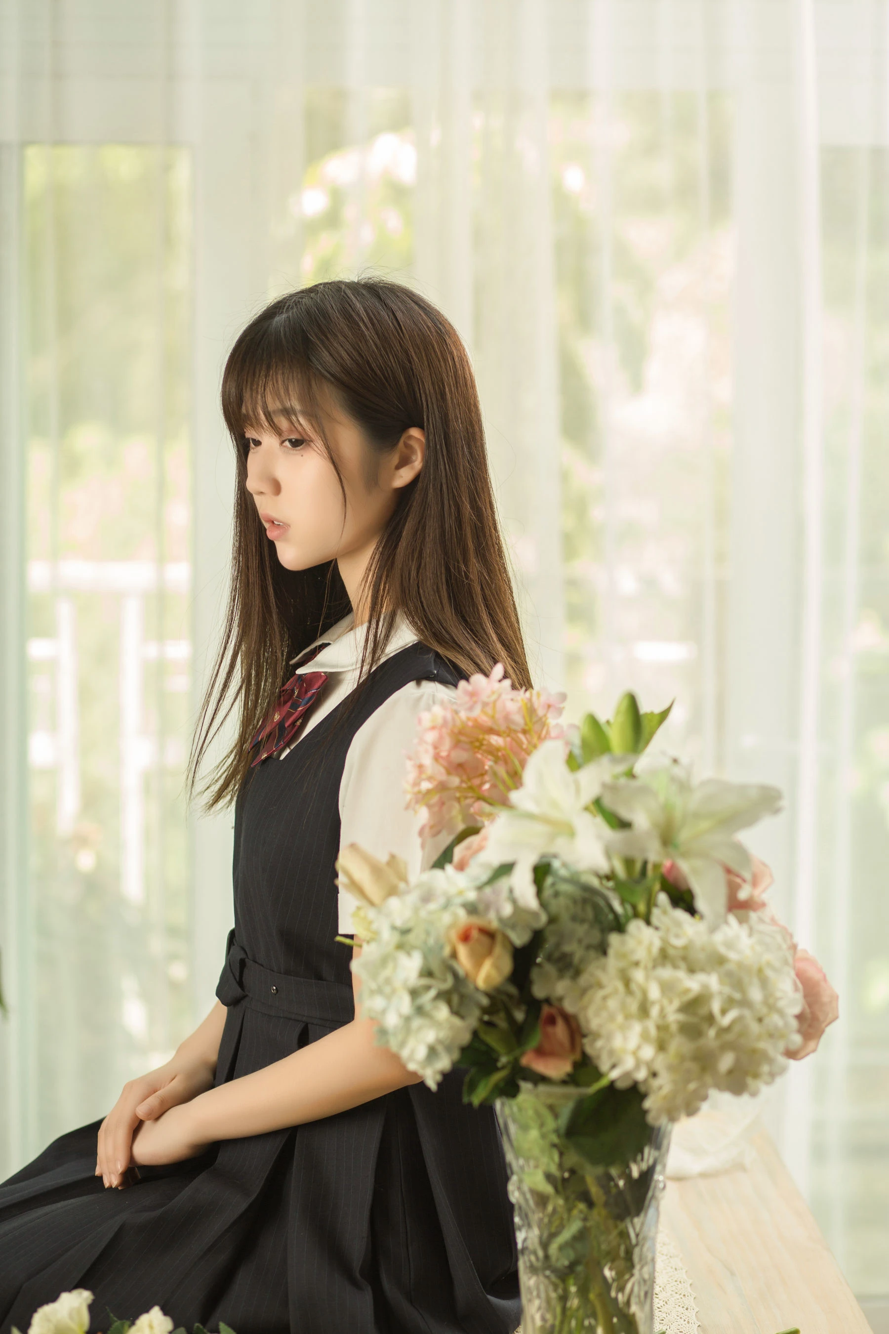 微博福利姬镜酱 – 不知梦 制服插图5