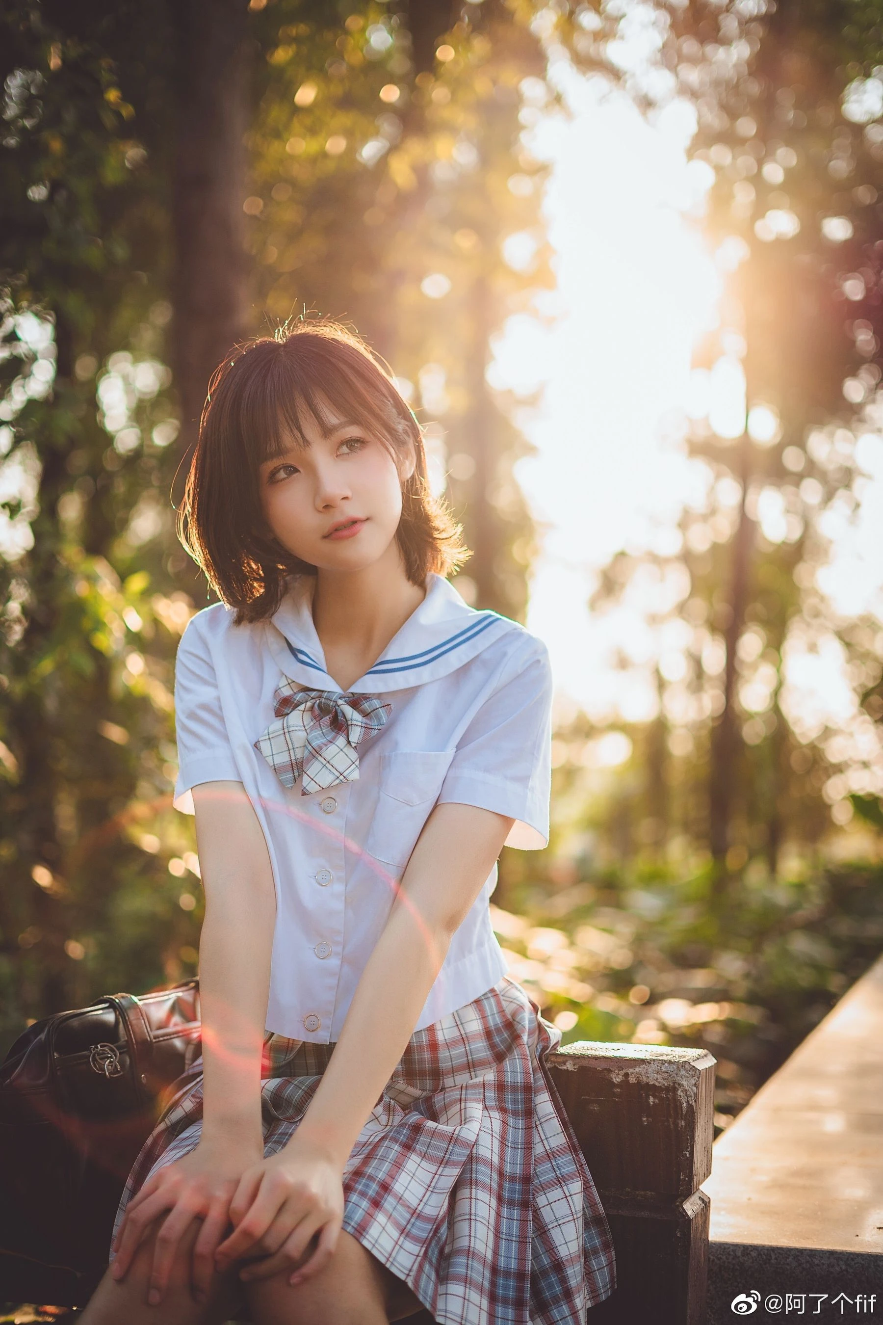 动漫博主阿了个fifi – 阳光JK插图2