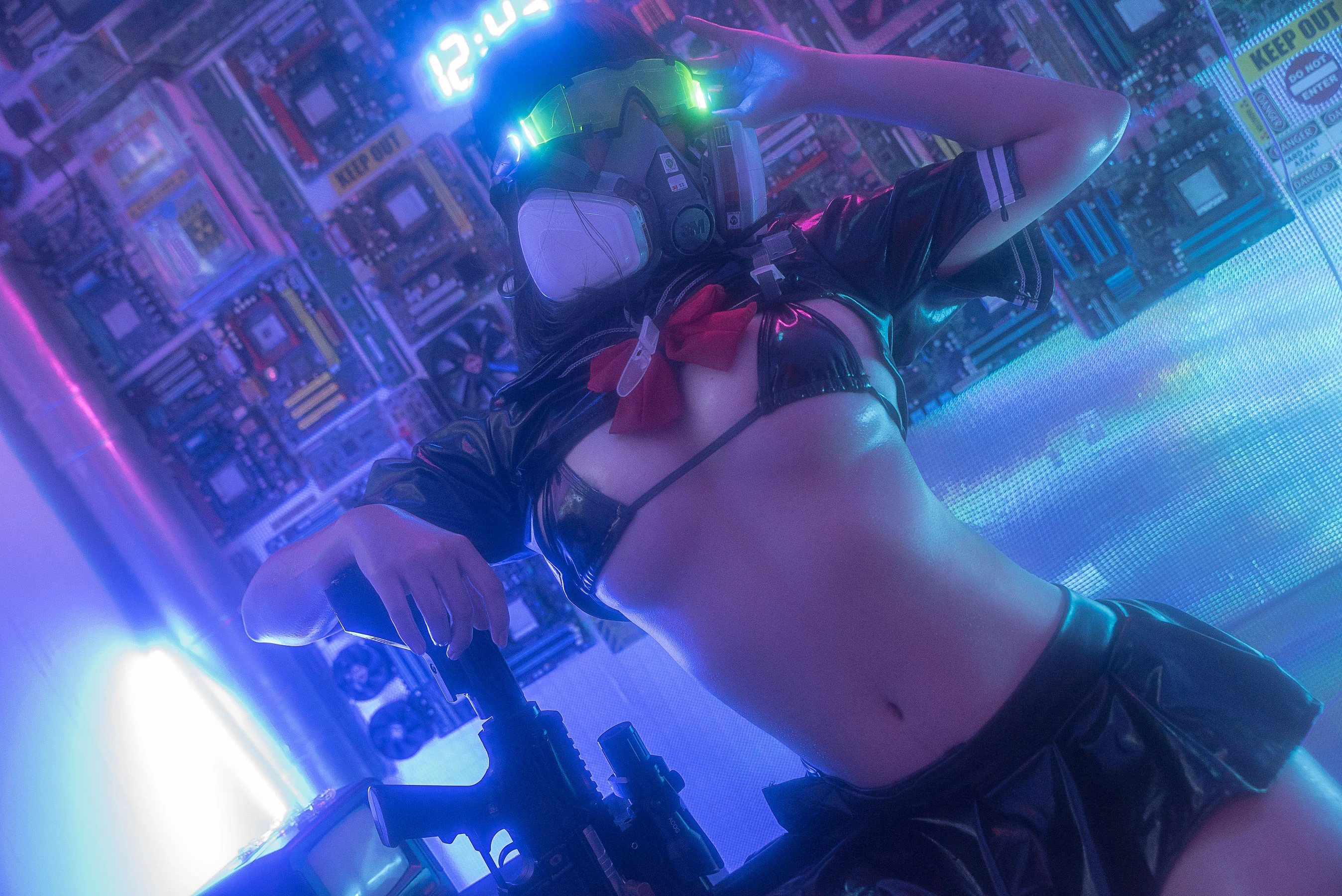 萌系小姐姐蜜汁猫裘 漆皮jk插图3