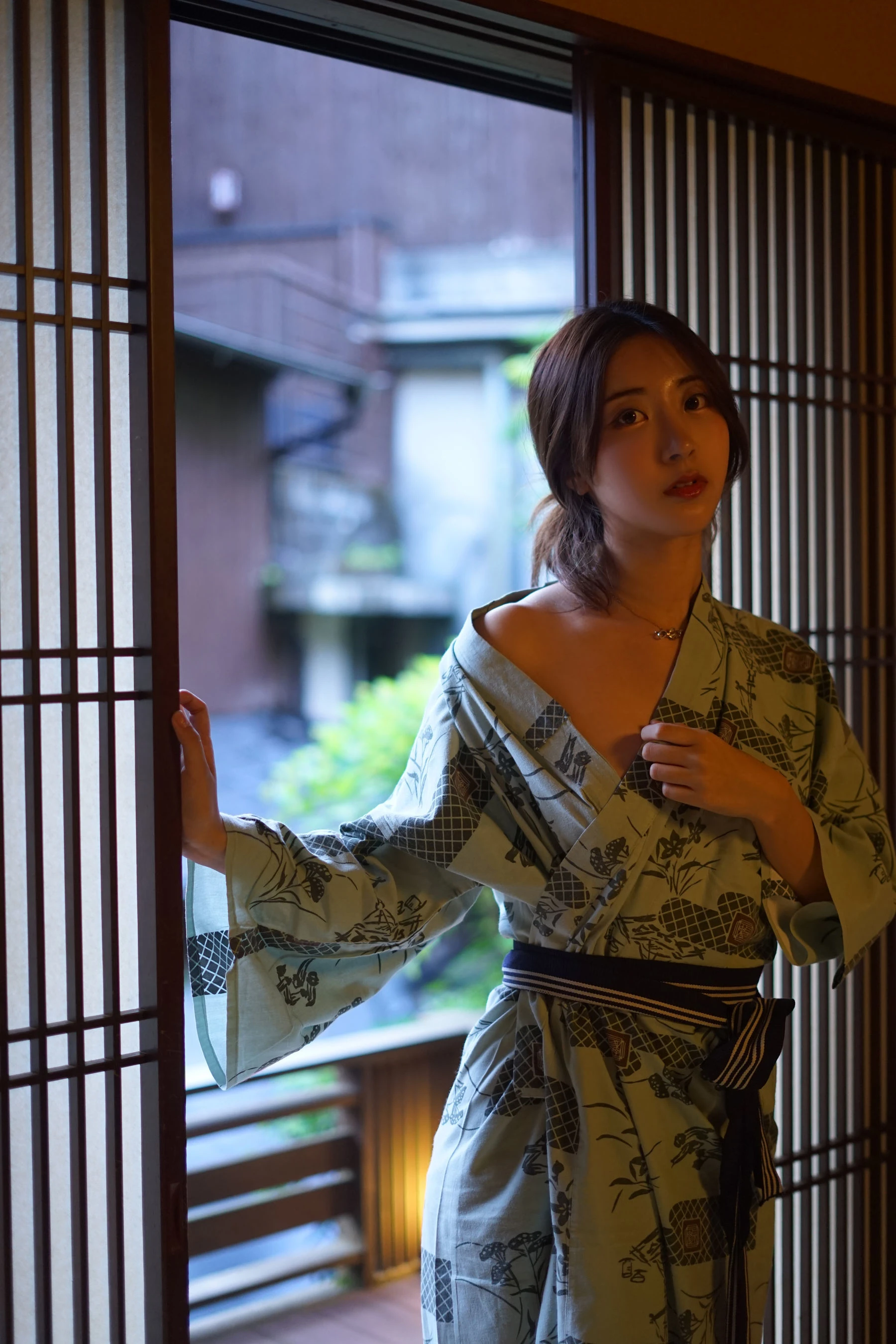 人气Coser黑川 温泉浴衣插图4