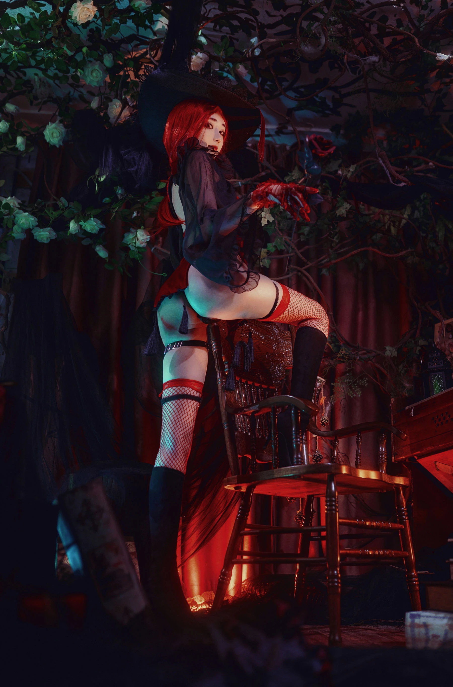 动漫博主南桃Momoko – 红女巫插图6